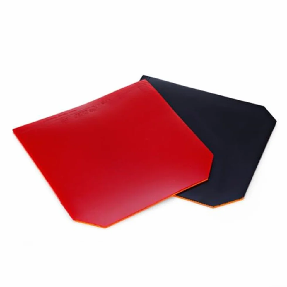 Oniissy Goma de tenis de mesa 2,1 mm dureza 40 repuesto raqueta ping pong control velocidad (negro + rojo)