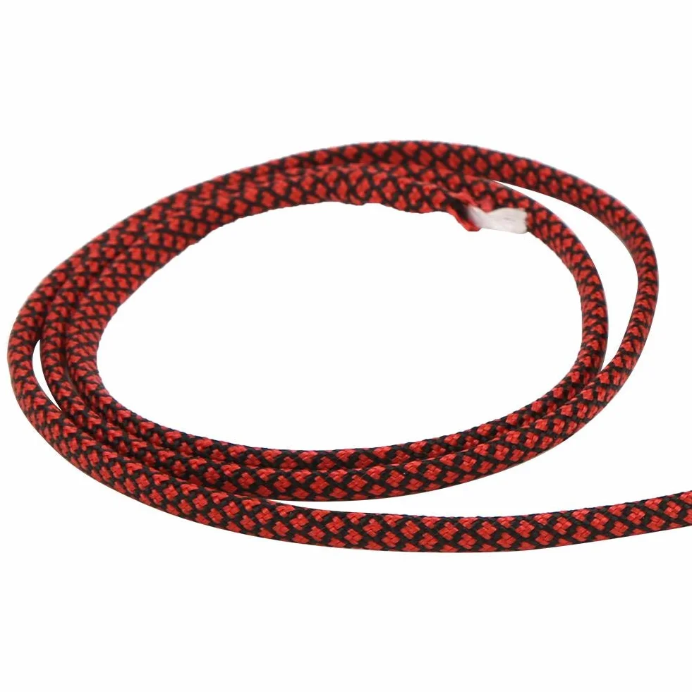 Rollo de 7 Core Paracord 50M 4mm Grueso para Camping Tejer Pulsera (Rojo)