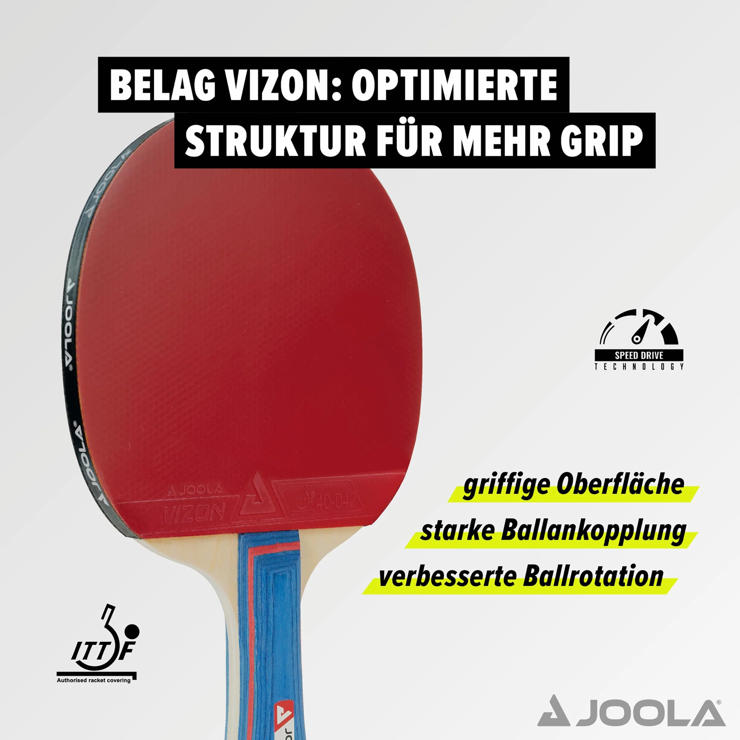 JOOLA Match Raqueta de Tenis de Mesa