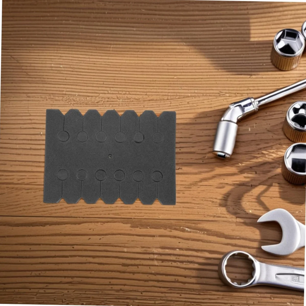 Soporte para Portaflechas de Espuma Negra Rectangular Multifuncional, Paquete de 6 Unidades