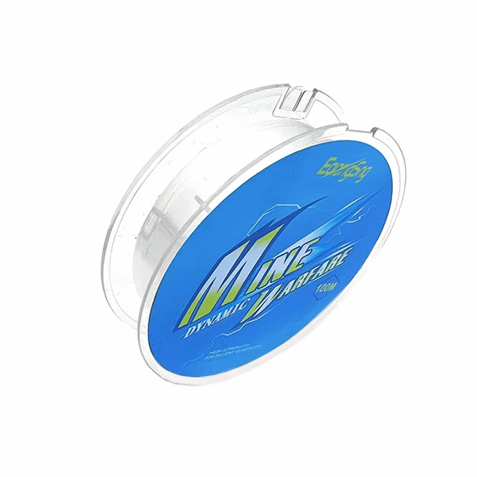 Sedal de Pesca, Monofilamento 0,14 mm/100 m, Hilo de Nailon Transparente para Manualidades