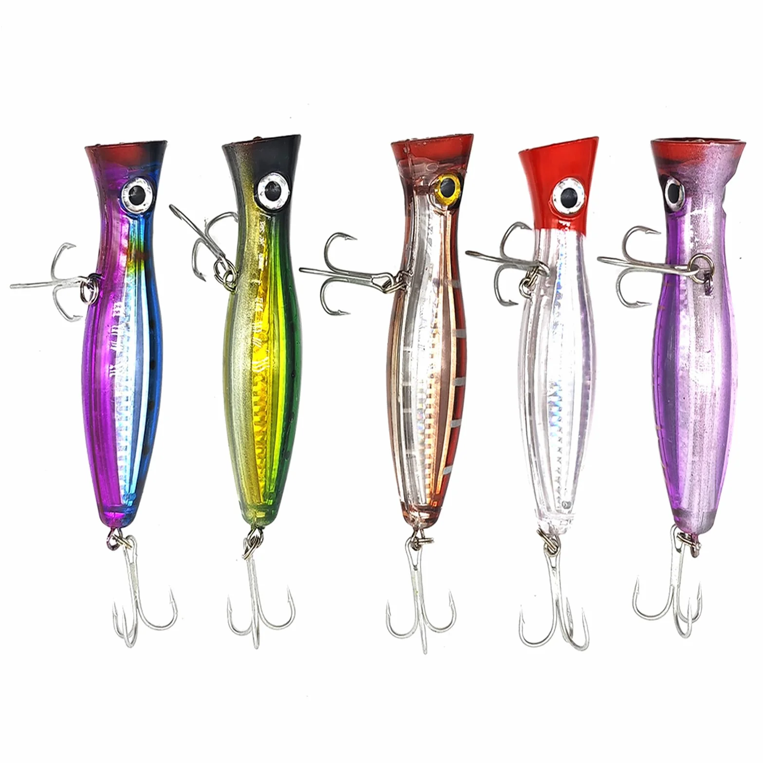 señuelos de pesca, Surface Bait - Popper, Big Popper, cebos flotantes, señuelos de pesca de agua salada, señuelos artificiales de pesca de agua salada, perca, atún de mar, lucio,