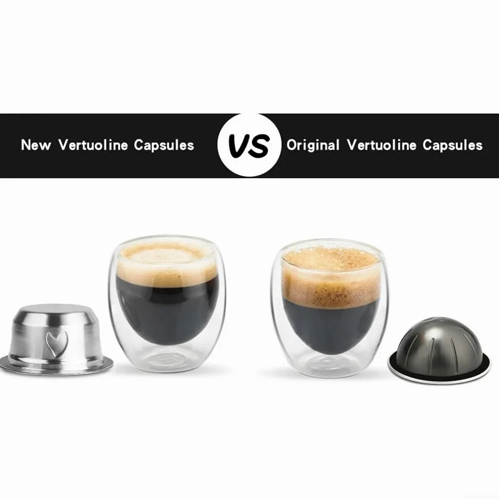 Café reutilizable para cápsulas, paquete de 1 o 2 cápsulas de café recargables de acero inoxidable para Gusto para TASSIMO K-Fee para Bosch, con cuchara y cepillo (2 cápsulas + cuchara y cepillo)