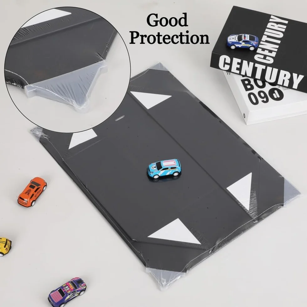 Caja de regalo grande Negro con tapa 32x28x13,5 cm, caja para regalo Empaque cumpleaños, caja de zapatos al por mayor, Navidad Incluye relleno de papel triturado, tarjeta de sobre y cinta
