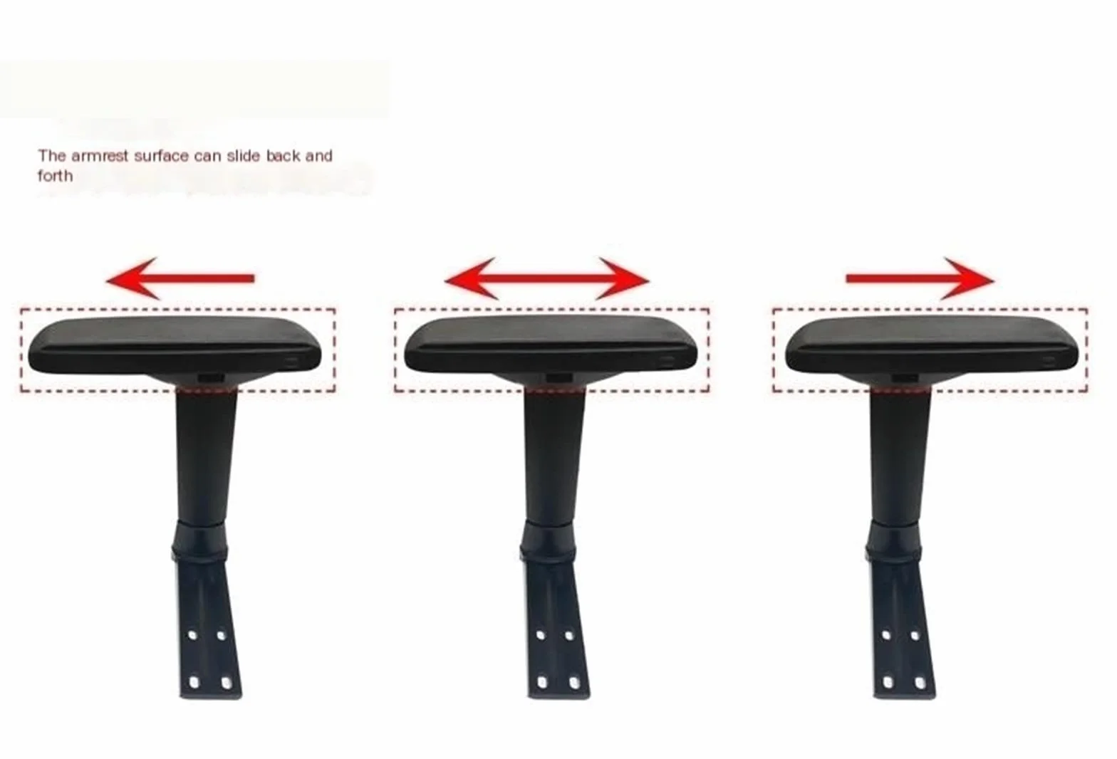 Silla para Juegos Silla De Carreras 2D 3D 4D Reposabrazos Piezas De Repuesto (Color : 4D 4 Holes, Size : A Pair)