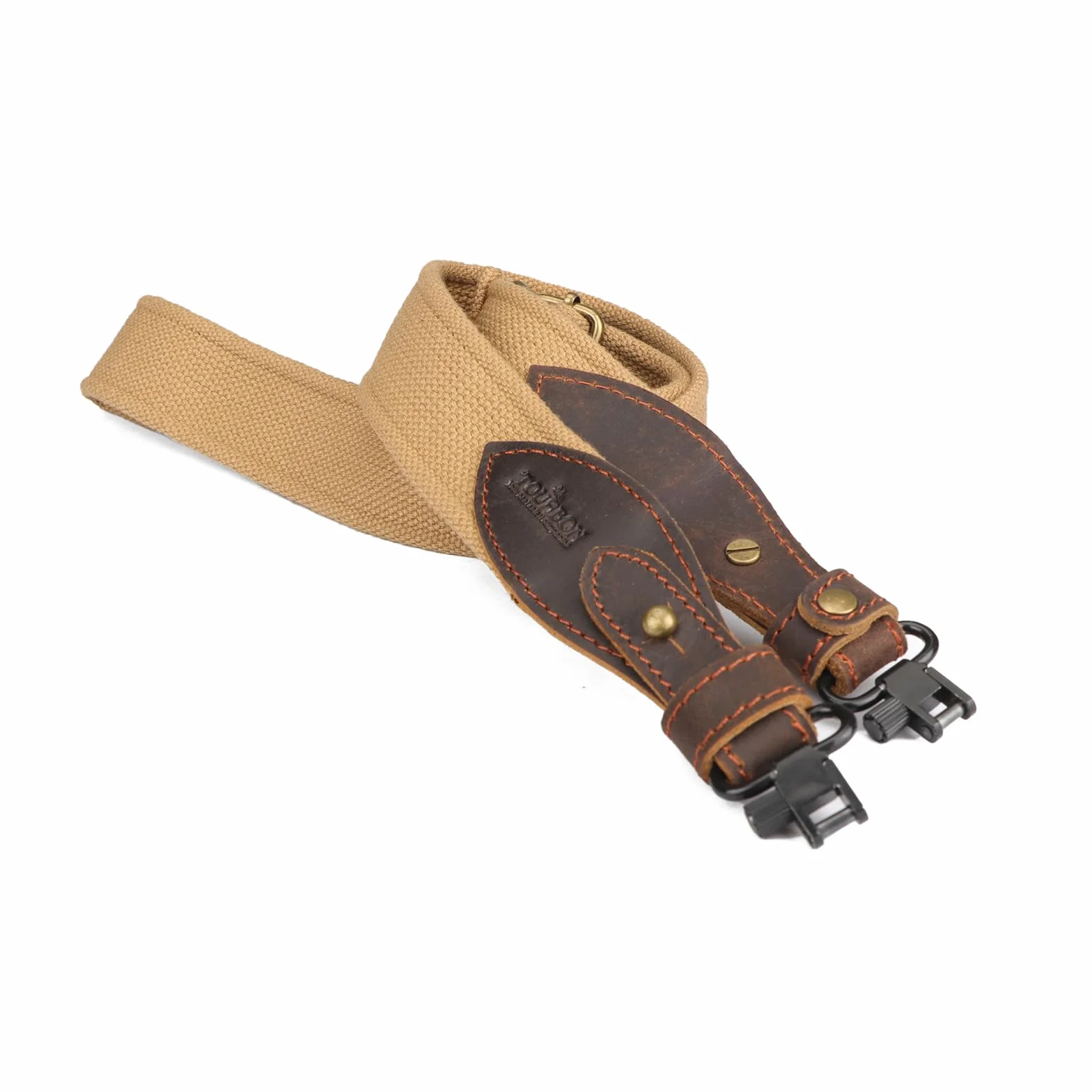 TOURBON Correa Ajustable para Rifle de 1,5 Pulgadas Cuero Caza Tiro