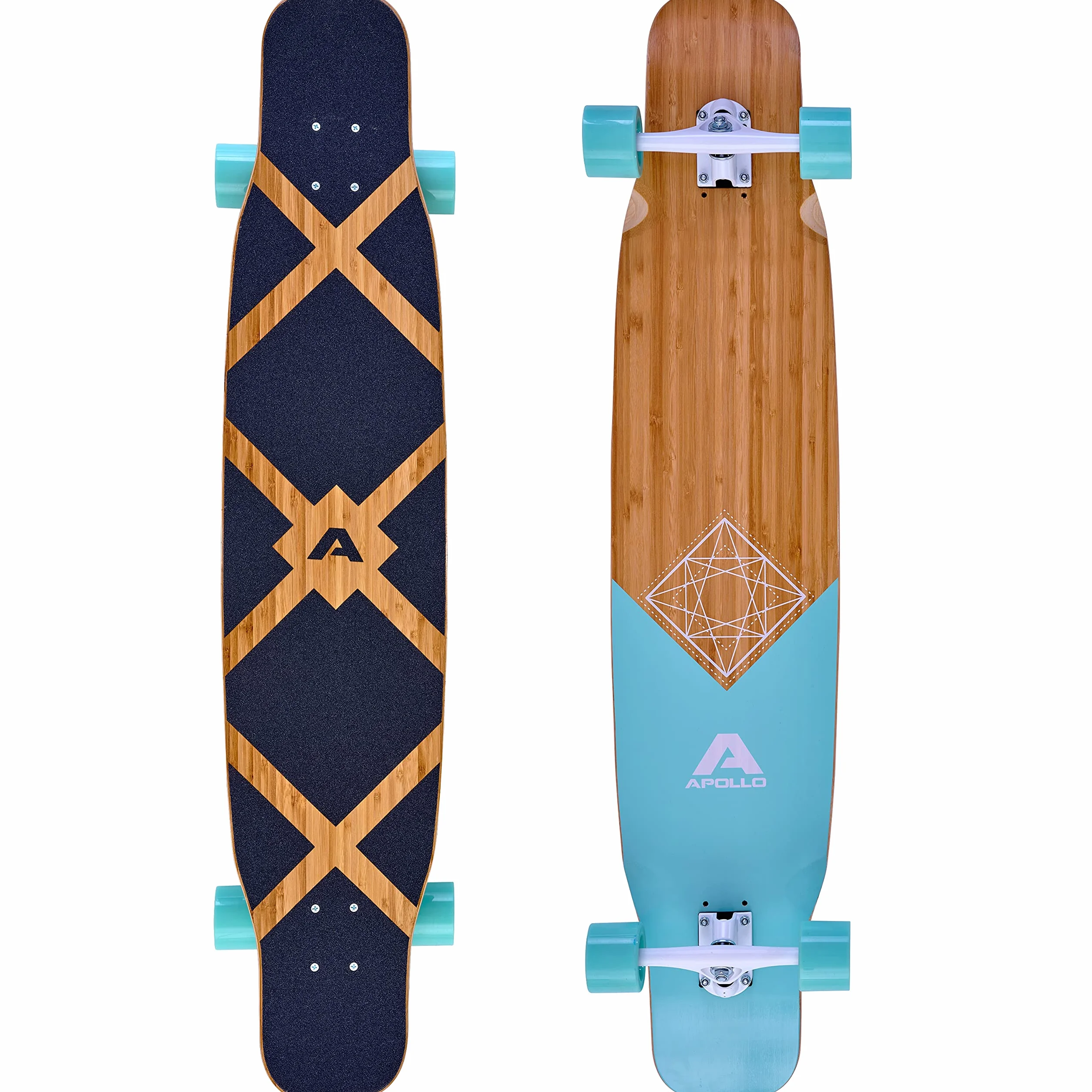 Longboard Dancing Apollo 117x24 cm Rodamientos ABEC-9 Cruiser para Principiantes y Expertos