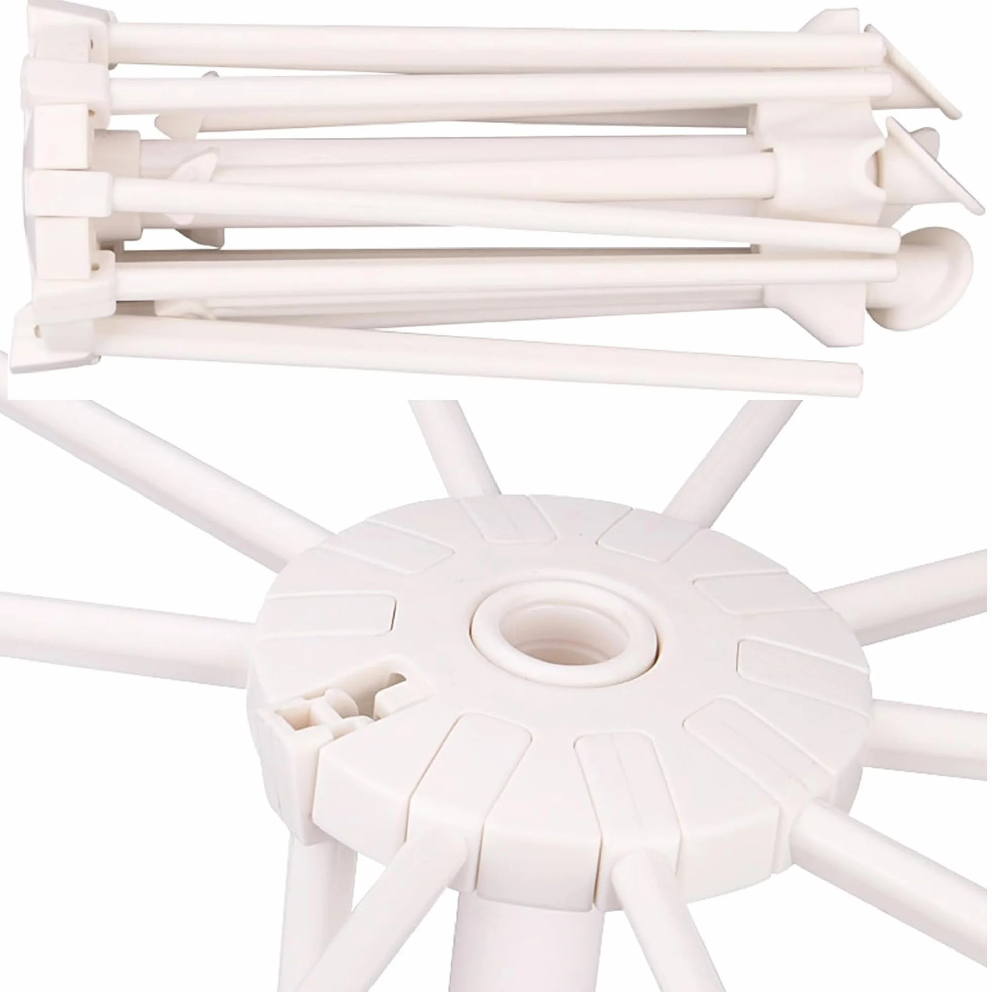 Secador De Pasta, Estante De Secado De Masa Plegable, Fideos, Colgantes, Fresca - Para Usar Después De Hacer Pasta En La Máquina, Hecho a Mano Utensilios De Cocina Para, Doméstica, Blanco