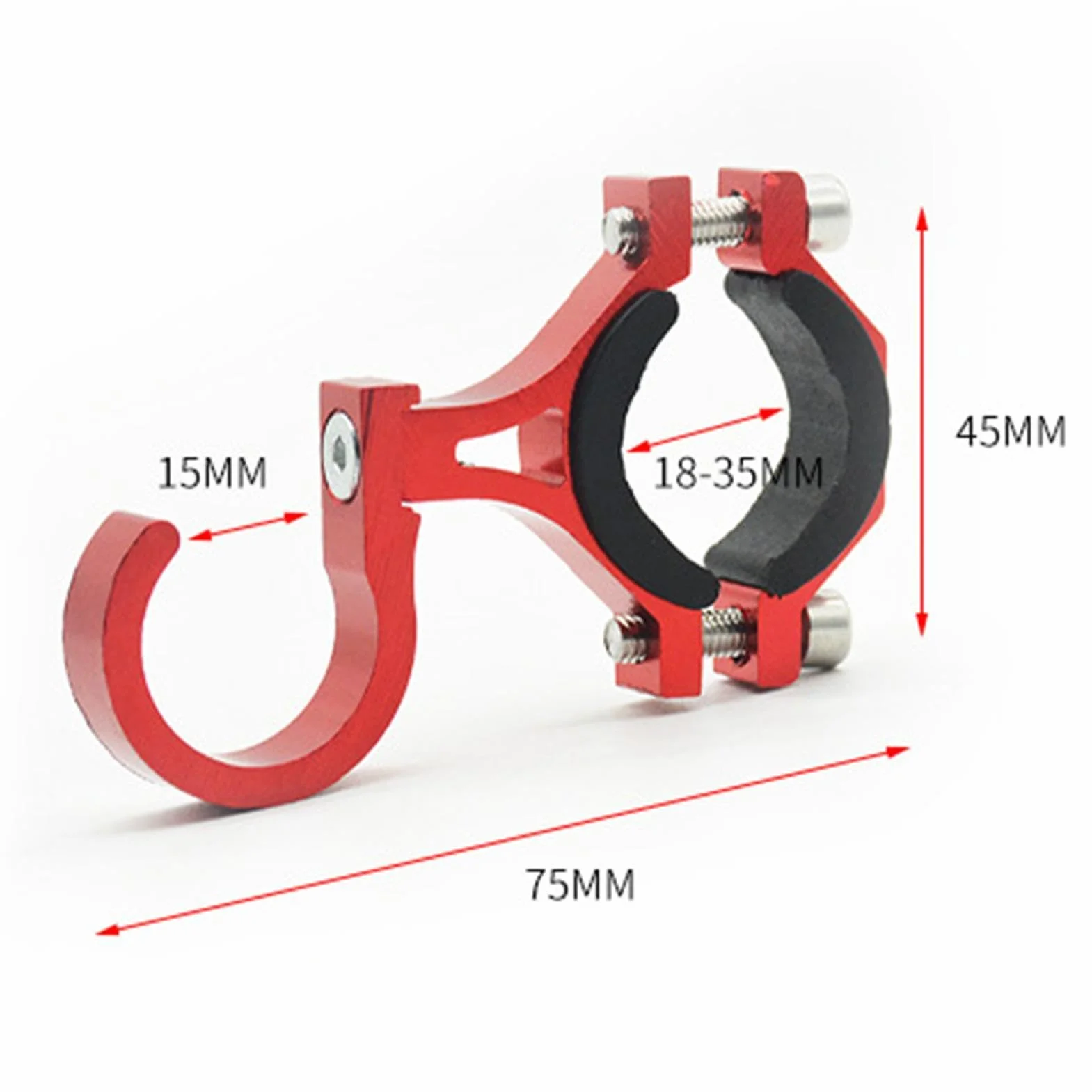 Ganchos de aleación de aluminio para motos eléctricas y scooter - Soporte de manillar