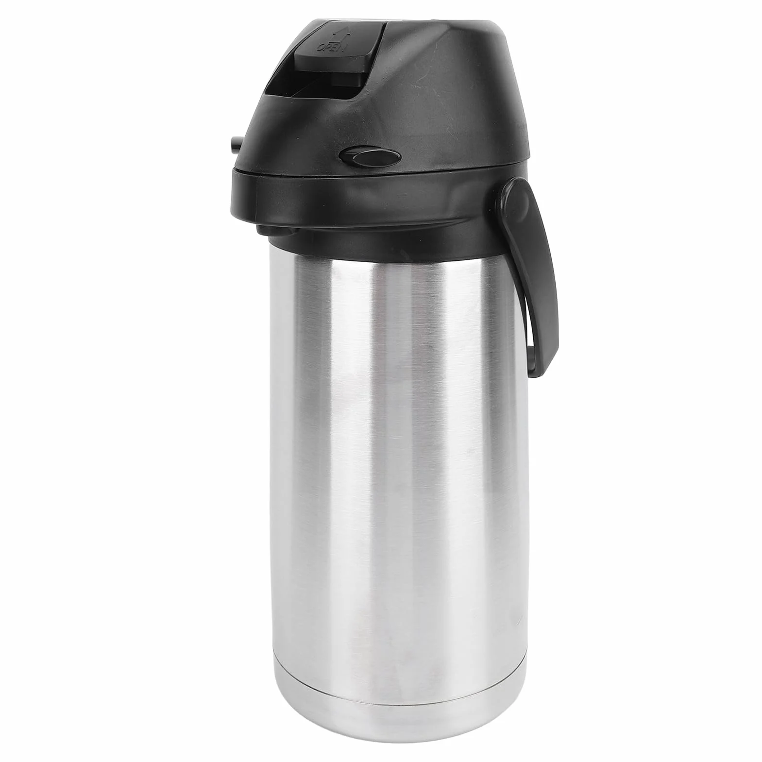 Dispensador de café aislado de, dispensador de bebidas térmicas de acero inoxidable, dispensador de bebidas calientes aisladas con bomba para agua fría caliente (1.6l)