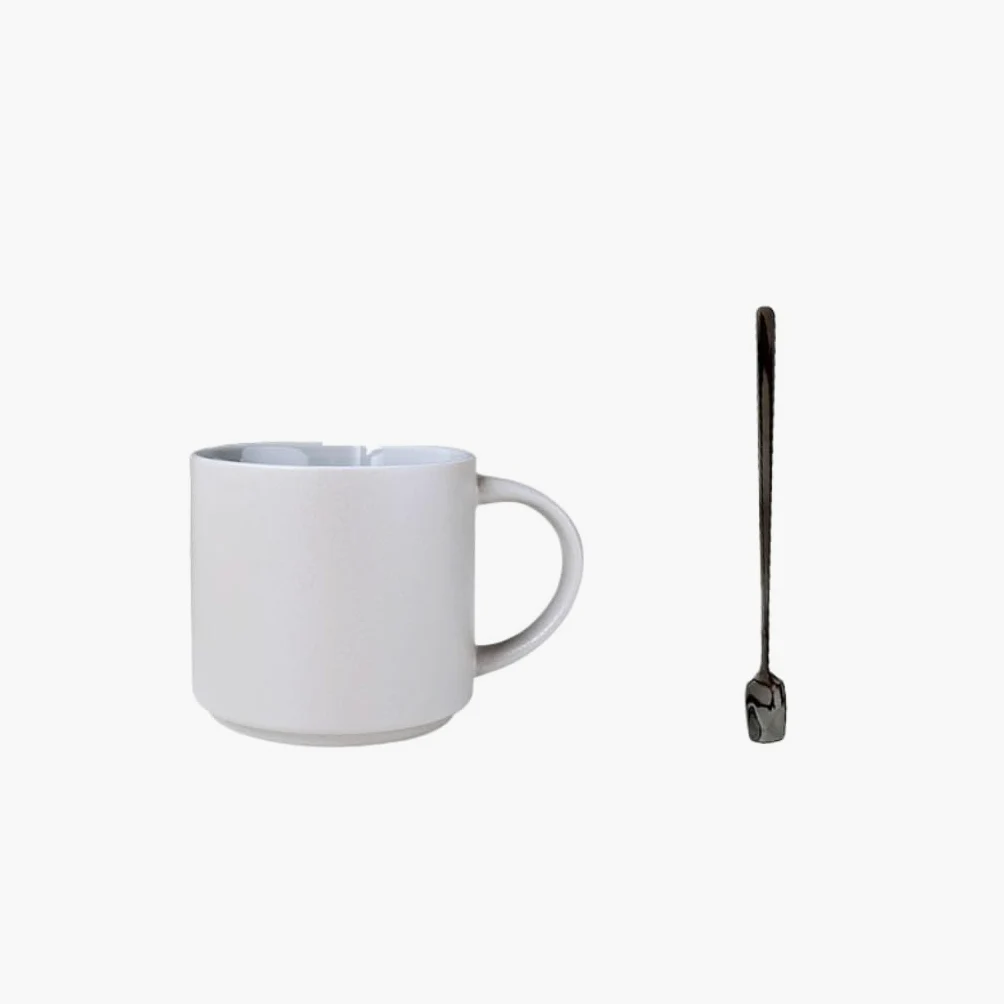 ENGENDER Tazas Cafe Taza De Cerámica Simple, Taza De Café De Oficina, Taza De Té Retro, Taza De Agua De Gran Capacidad Mug Cups(B)