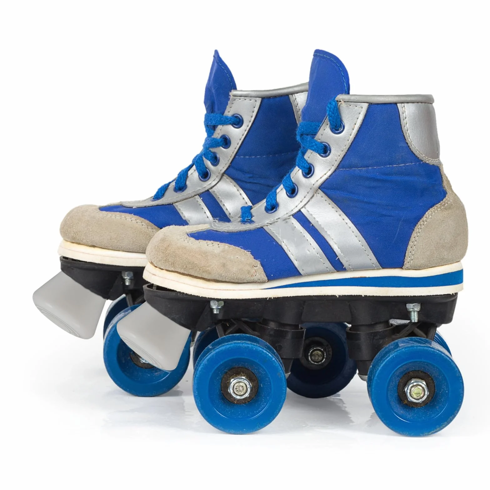 VILLCASE Frenos para Patines de Ruedas Cabezales Dobles y Base Antideslizante, 4 Unidades