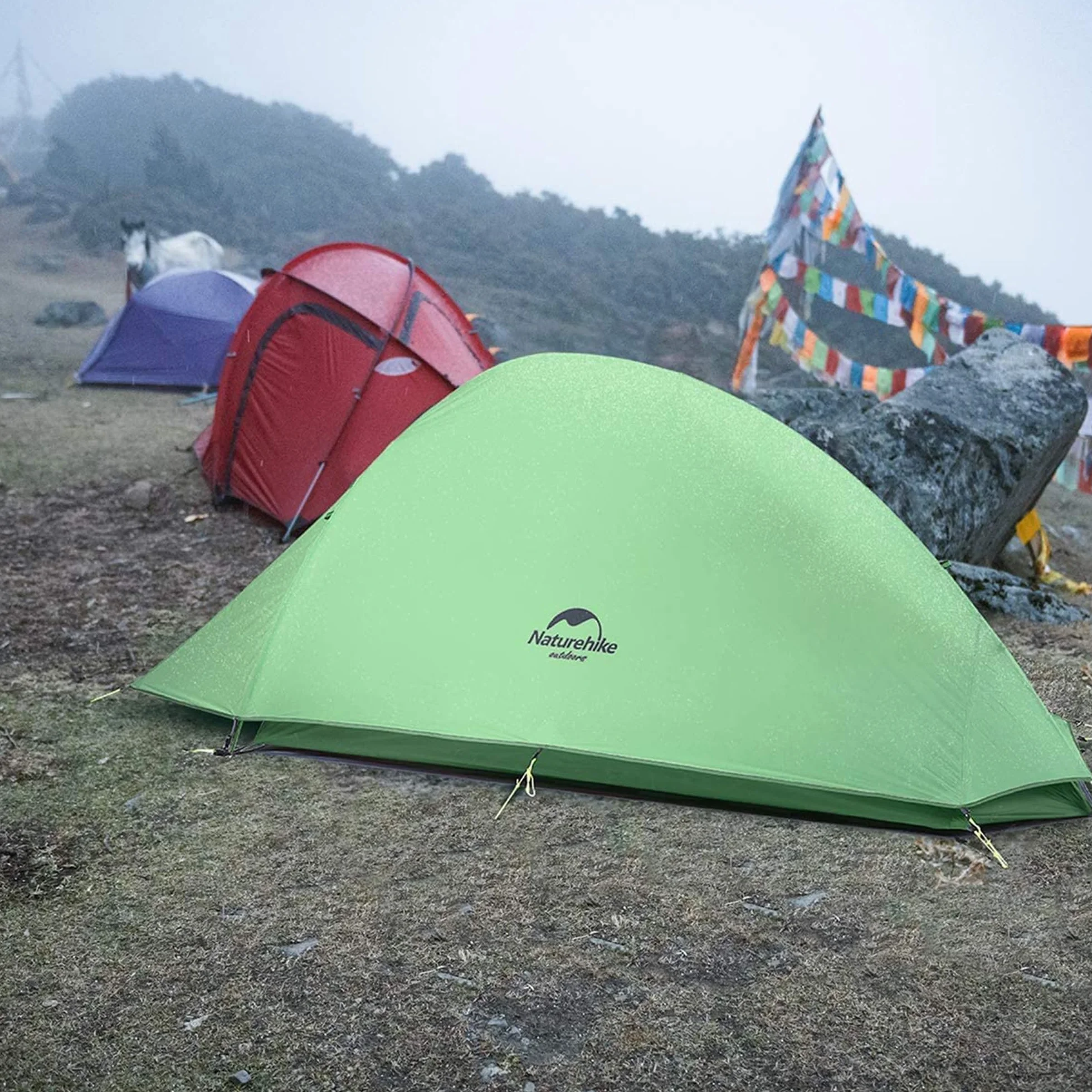 Naturehike Cloud-up Ultraligero 1 Persona Tienda de campaña Impermeable Doble Capa