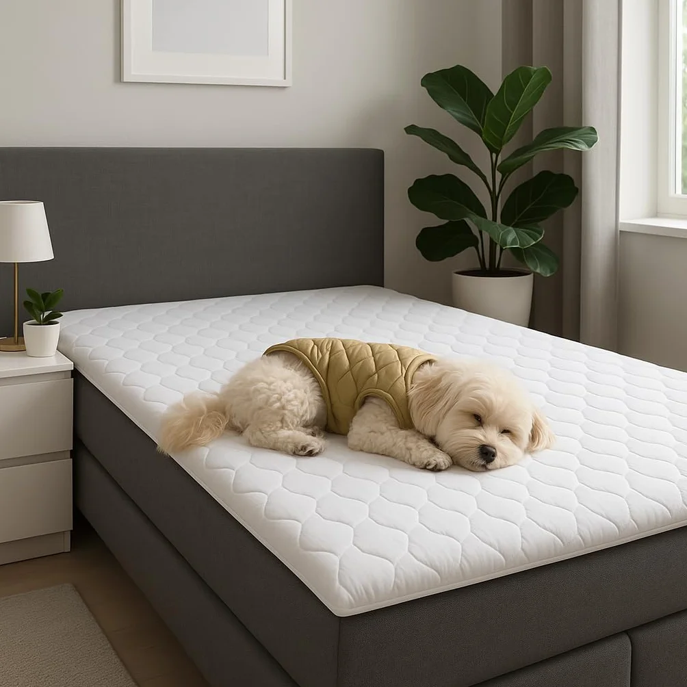 Topper Colchon 120x200 cm – Tsobrecolchon Hipoalergénico y Lavable con Confort Ergonómico - Mattress Topper para Dormir Cómodamente sin Dolores de Espalda