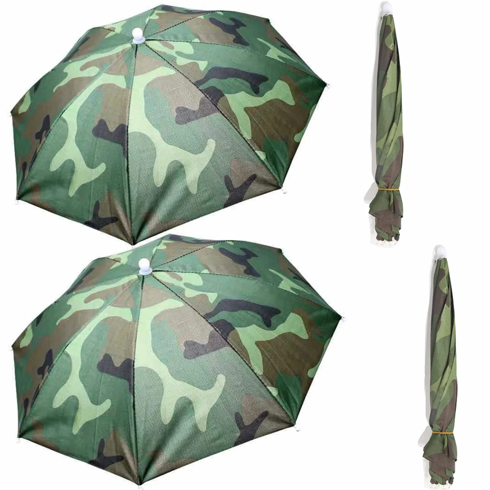 Gorros de Paraguas Plegables para Pesca y Playa