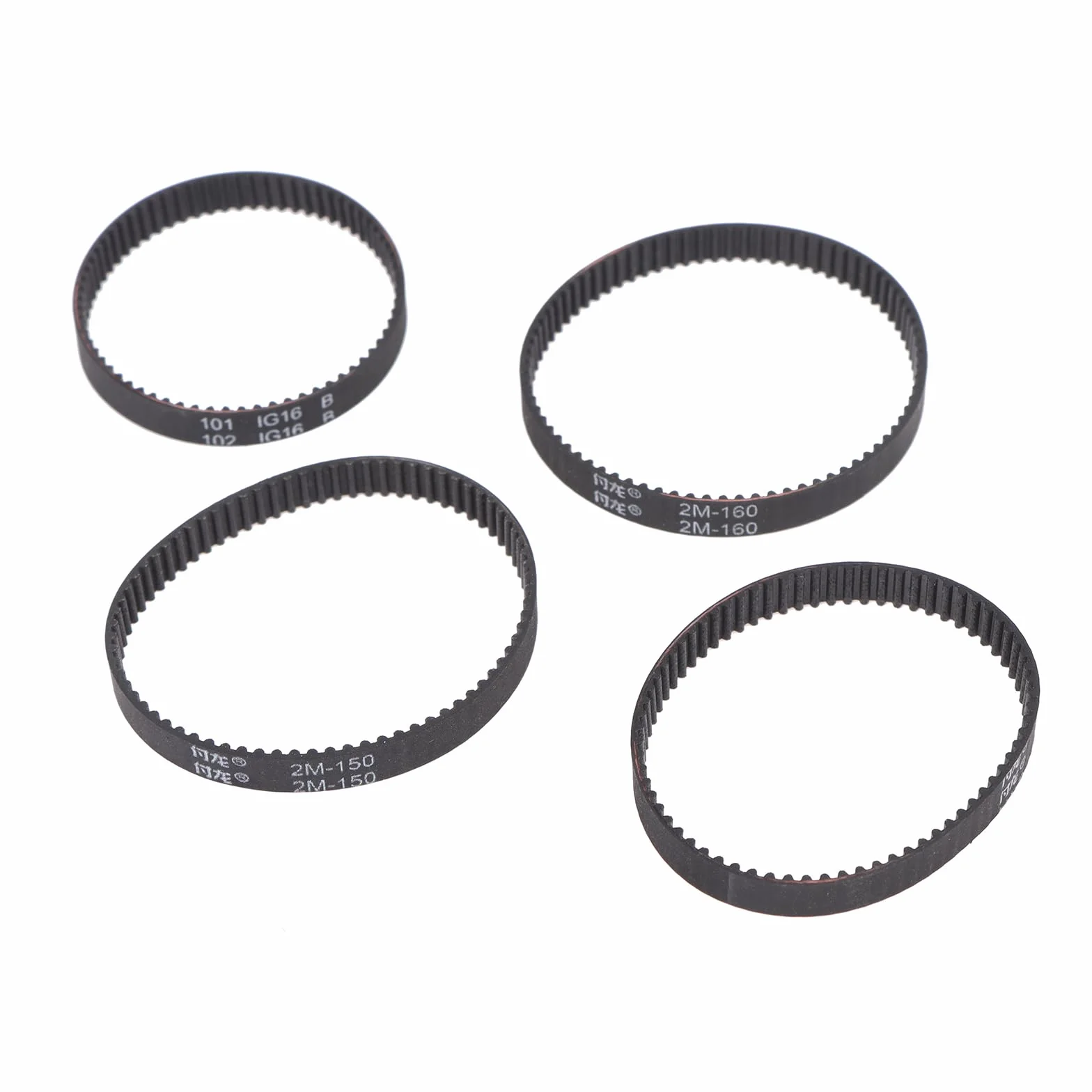 2 correas de transmisión de distribución de 2 GT/2 m de perímetro 140 142 150 160 180 mm de ancho 6 mm de ancho transportador síncrono pieza de repuesto para aspiradora