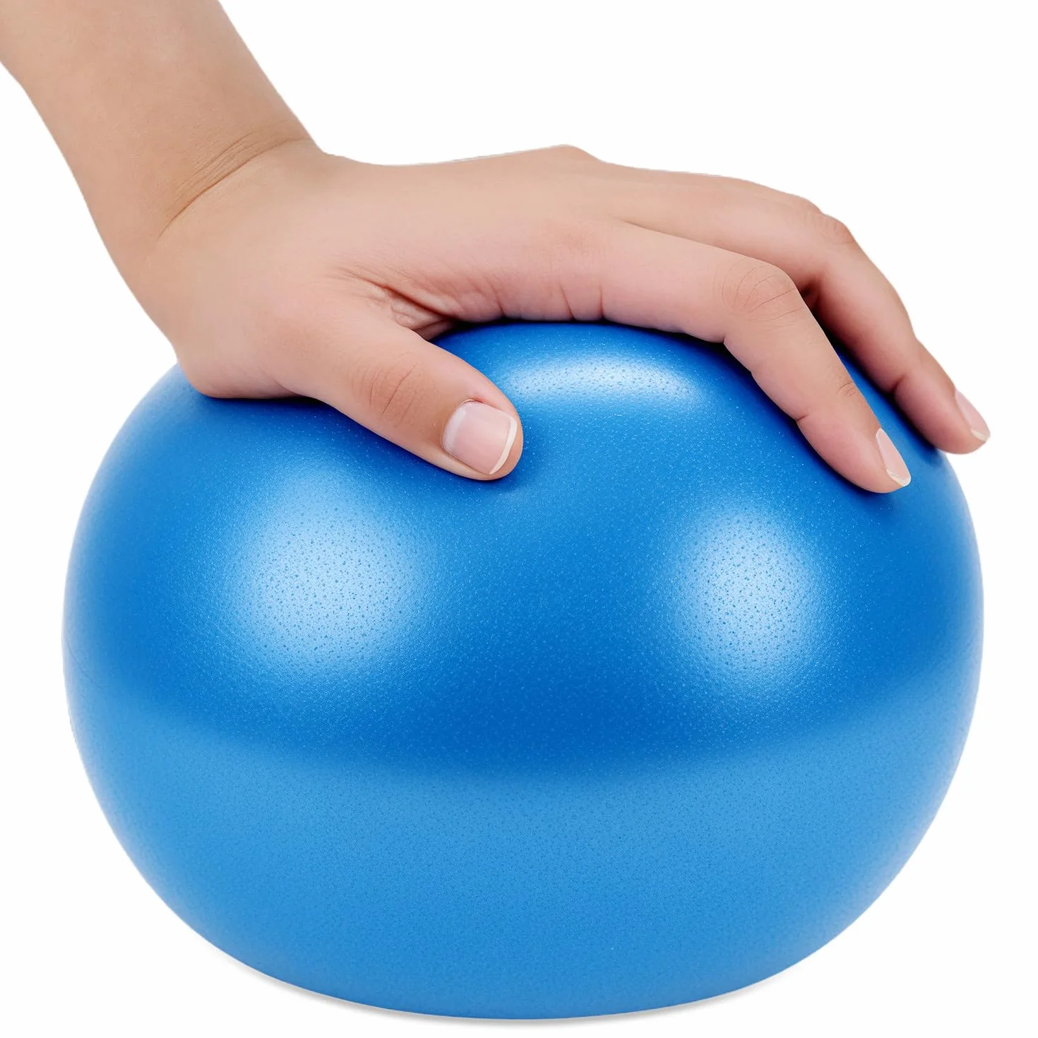 QWORK Pelota de Pilates 25cm Antiexplosión Antideslizante PVC Pilates Yoga Gimnasia