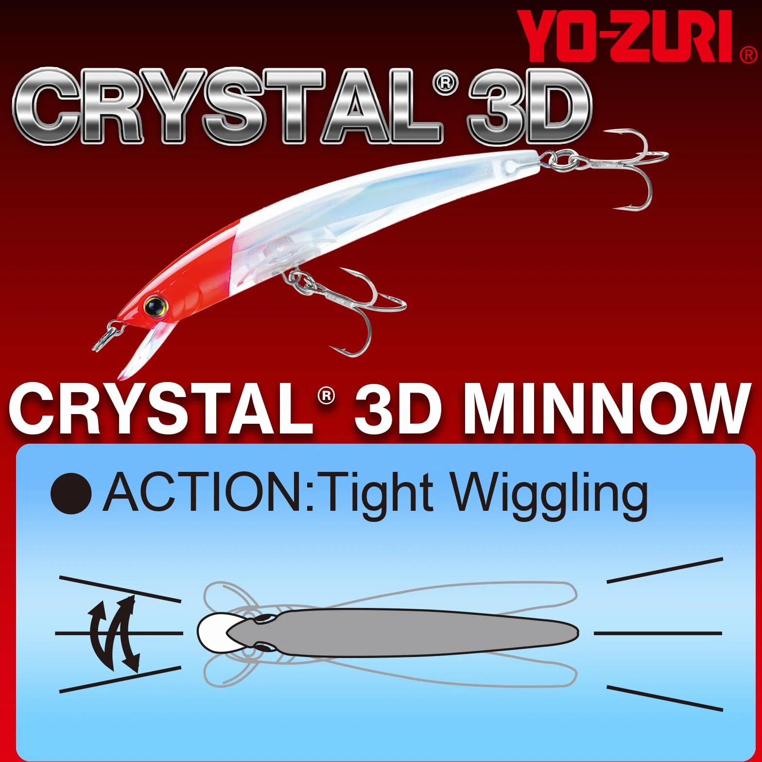 Yo-Zuri Crystal 3D Minnow 90mm Real Mullet