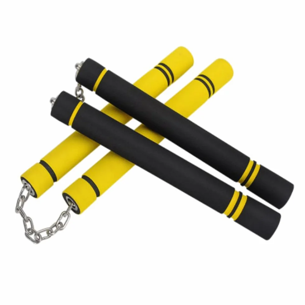 2 Pcs Nunchakus de Espuma Entrenamiento Práctico, Nunchucks de Artes Marciales, Nunchaku de Entrenamiento de Seguridad, Nunchakus para Niños Adultos y Principiantes