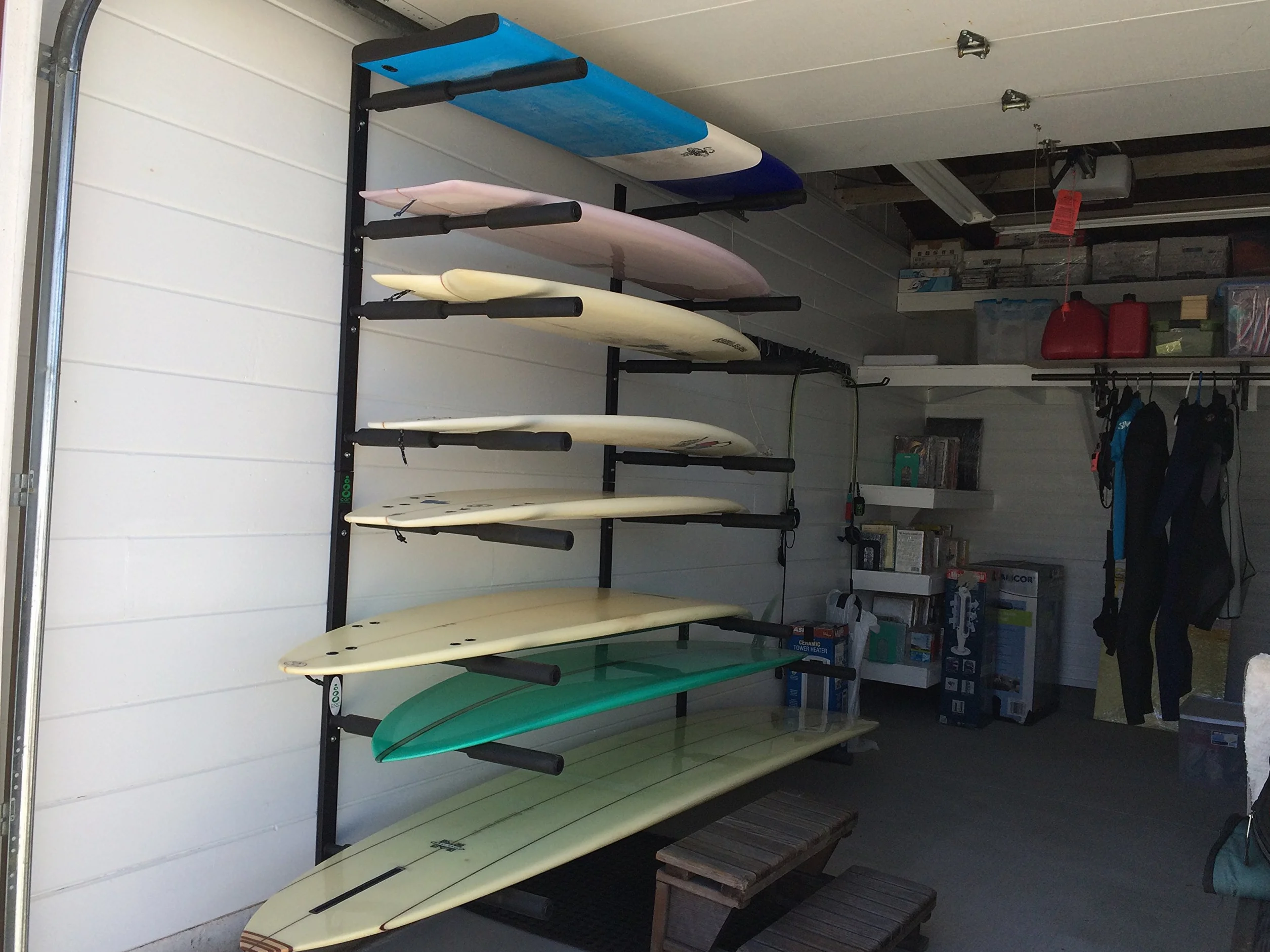 COR Surf Double Board Soporte para Tablas de Surf de Alta Resistencia para Paddleboard, Sup y Longboard