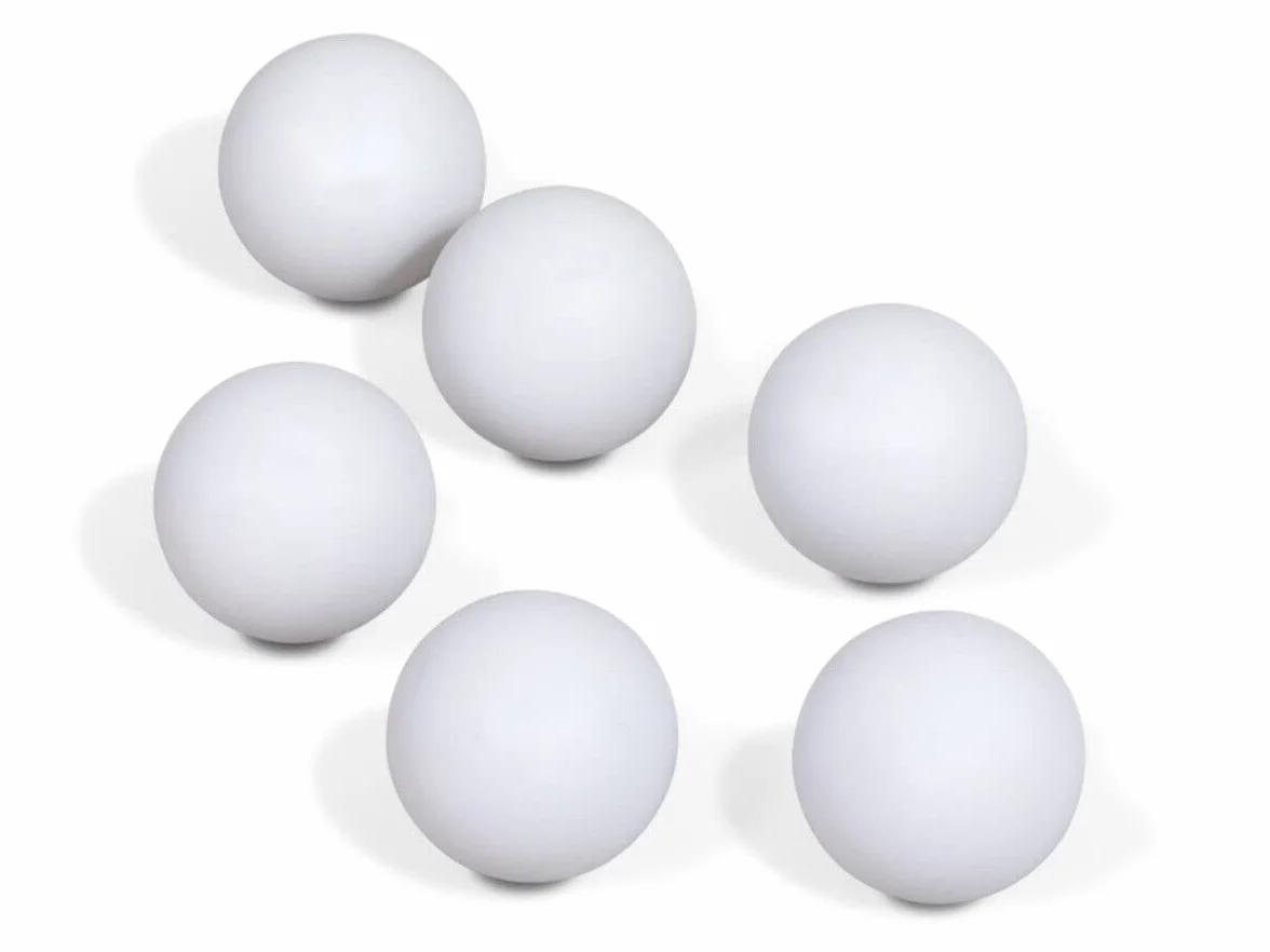Juego de 6 pelotas de ping pong de 40 mm para Beer Pong, interior y exterior