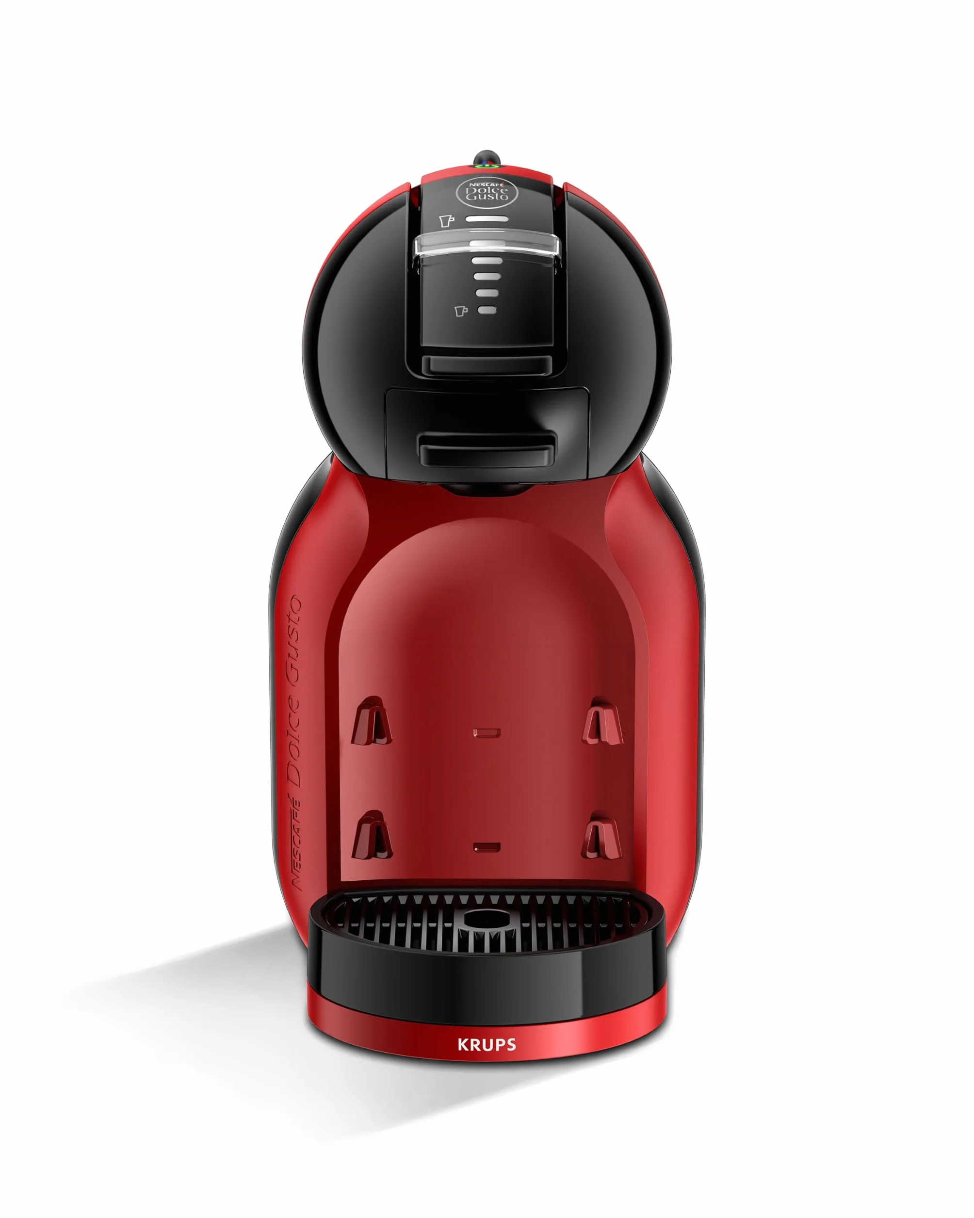 NESCAFÉ DOLCE GUSTO Mini Me by Krups Cherry - Cafetera automática de cápsulas de café, color rojo y negro