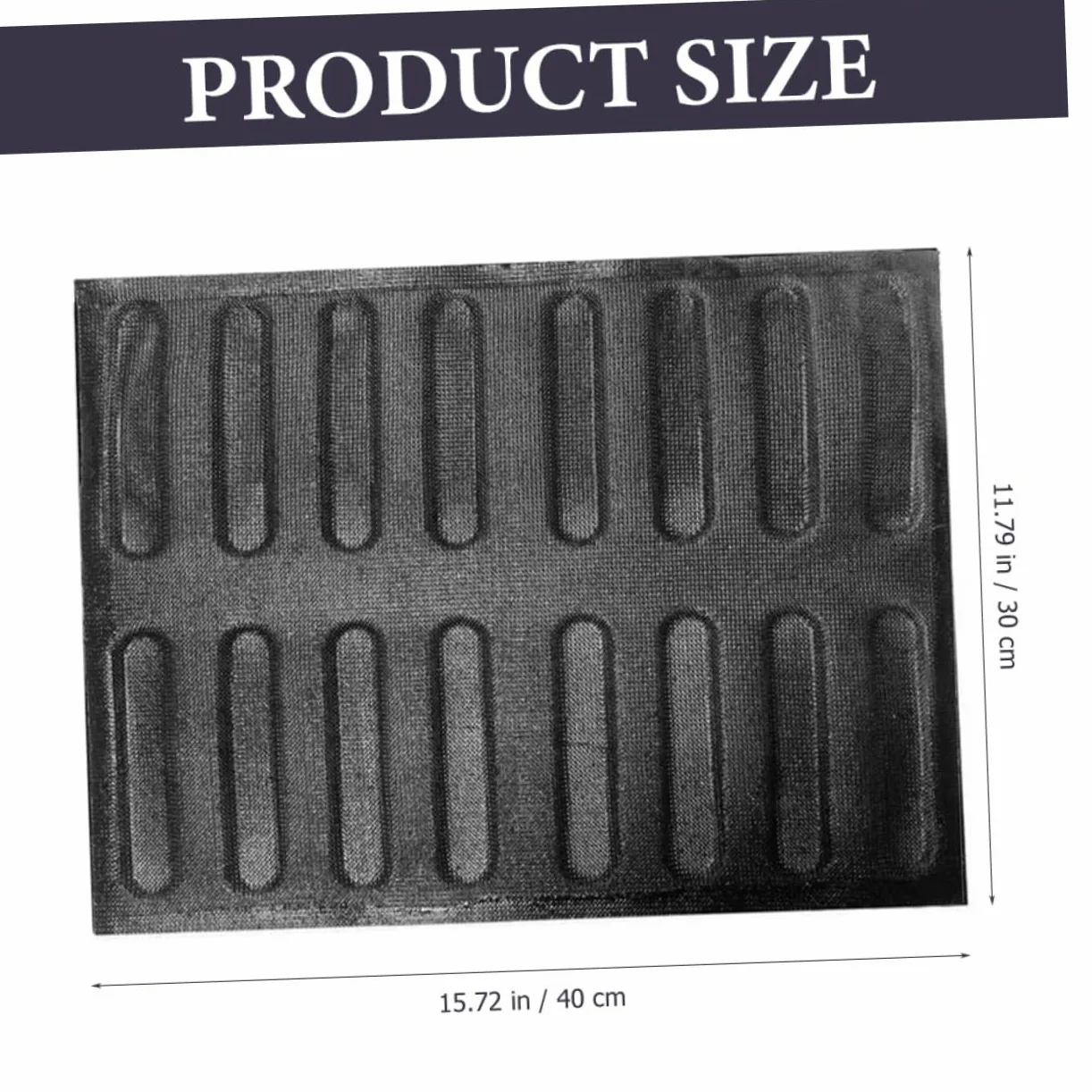 TOPBATHY 4 Piezas Molde De Pan Francés Multifunción Molde Para Brownie Con Separadores Molde Para Hornear Pan Francés Moldes Para Pan Frances Bandeja Para Hornear Pan Gel De Sílice Black