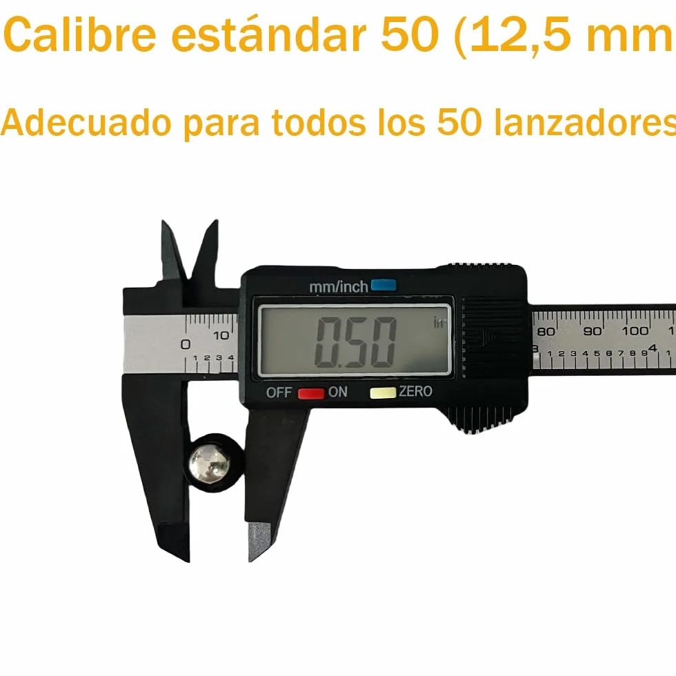 Bolas de Acero de Silicona .50 Calibre 4,9 Gramos para Umarex T4E TR50 HDR50 HDP50 RAM