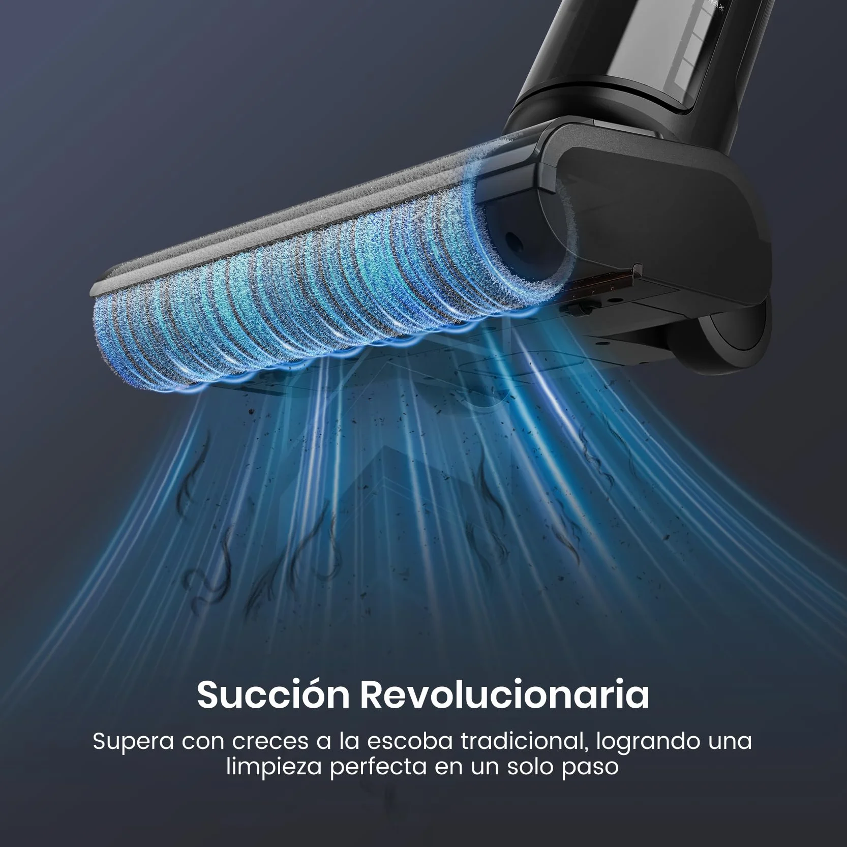 Lefant LS200 Aspiradora Fregadora Sin Cable, 13 000 Pa, 3 en 1 Barre Aspira Friega, 30 Min de Autonomía, 216㎡, Borde de 5 mm, Autolavado, Ligero y Fácil de Usar, para Suelos Duros