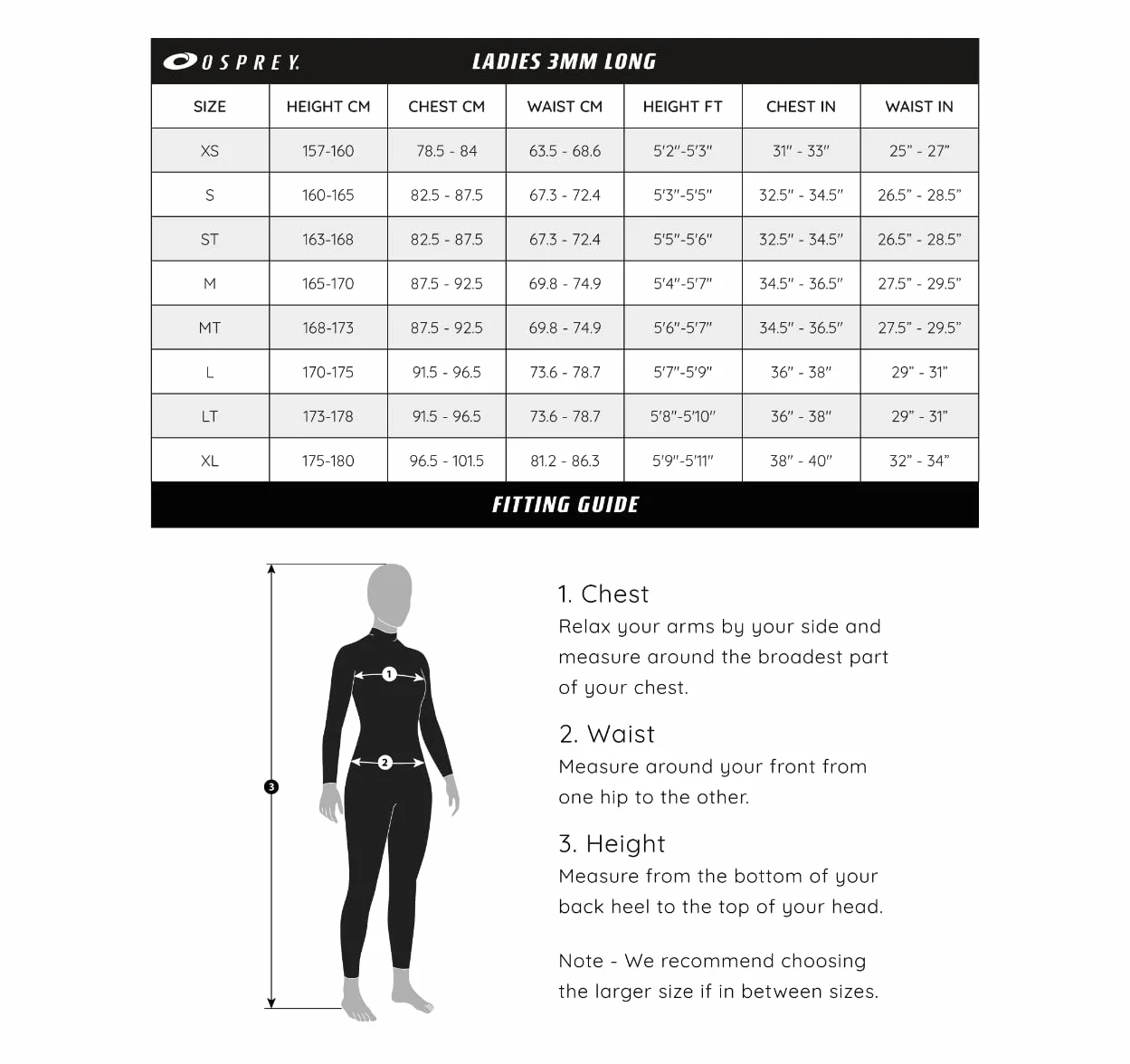 Osprey Origin Traje de Neopreno Mujer 3/2 mm Multicolor