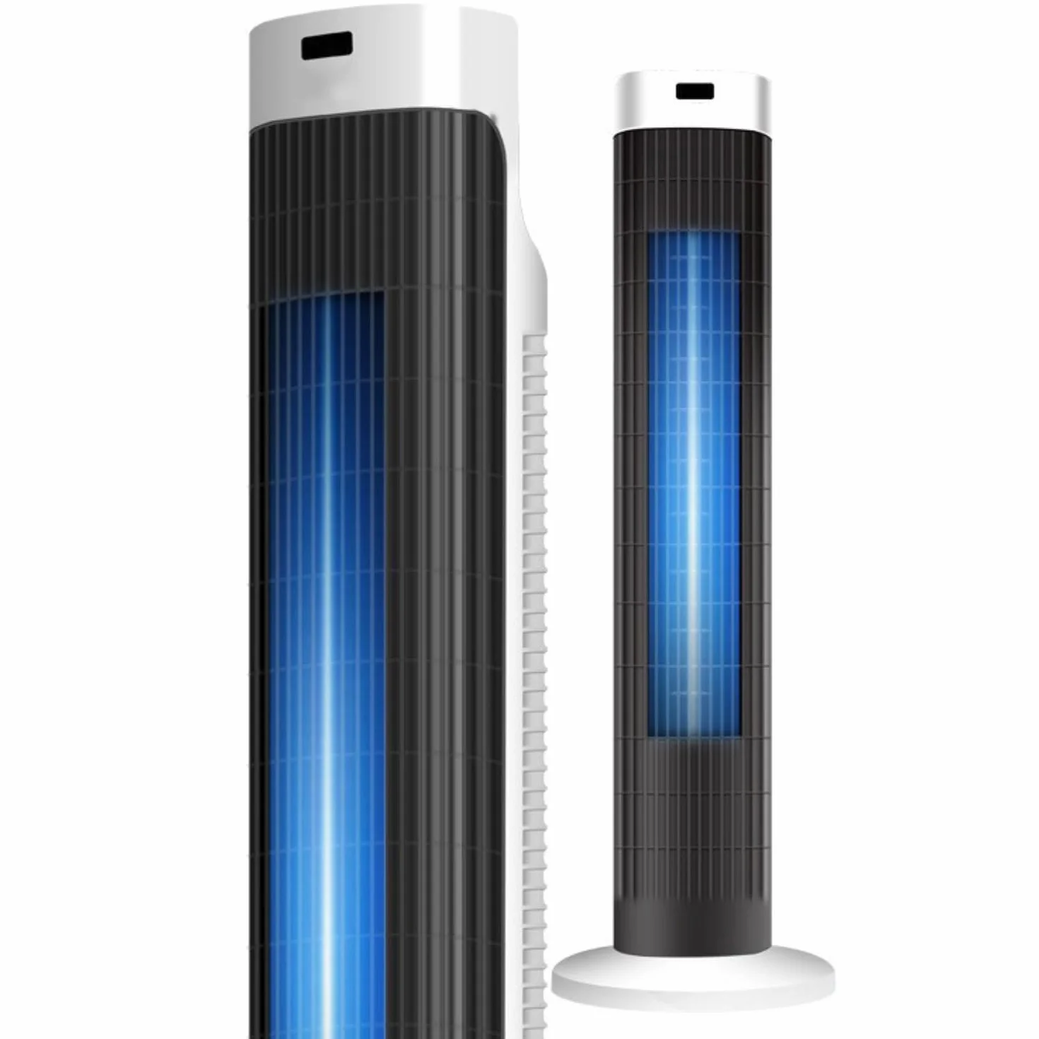 Aire acondicionado portátil 3 en 1, enfriador de aire evaporativo, ventilador de torre oscilante de 80°, 3 velocidades y temporizador de 7 horas, circulador de aire silencioso para oficina en casa