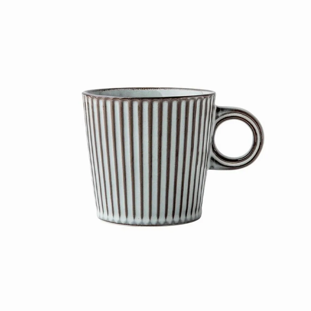 ENGENDER Tazas Cafe Taza De Café con Leche De Cerámica Americana con Asa Retro Mug Cups