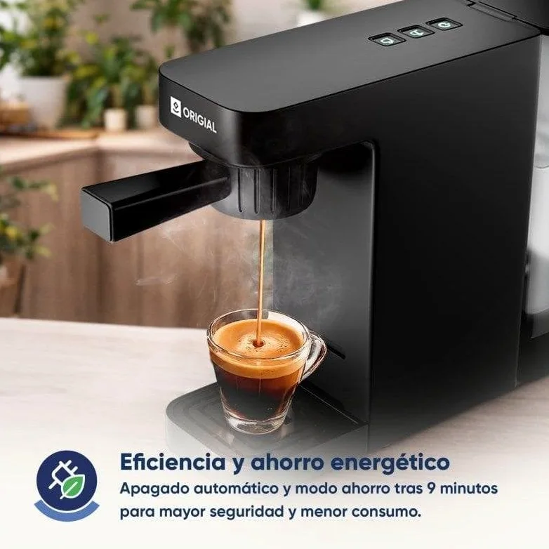 Barista Multi 3in1 Cafetera Multicápsulas 20 Bares 1400W Negra | Compatible con cápsulas Nespresso, Dolce Gusto y café molido
