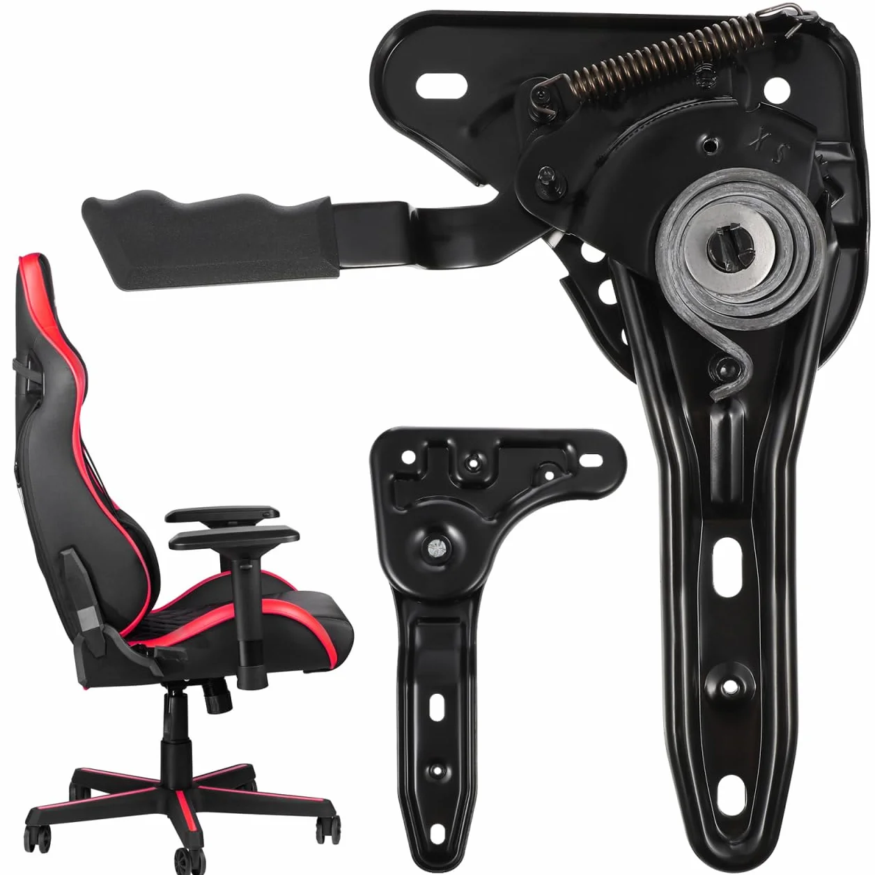 Ajustador De Ángulo De Silla 180 Grados Regulador Multiángulo para Oficina Y Gaming Compatible con Sillas Ergonómicas Repuesto Fácil Instalación