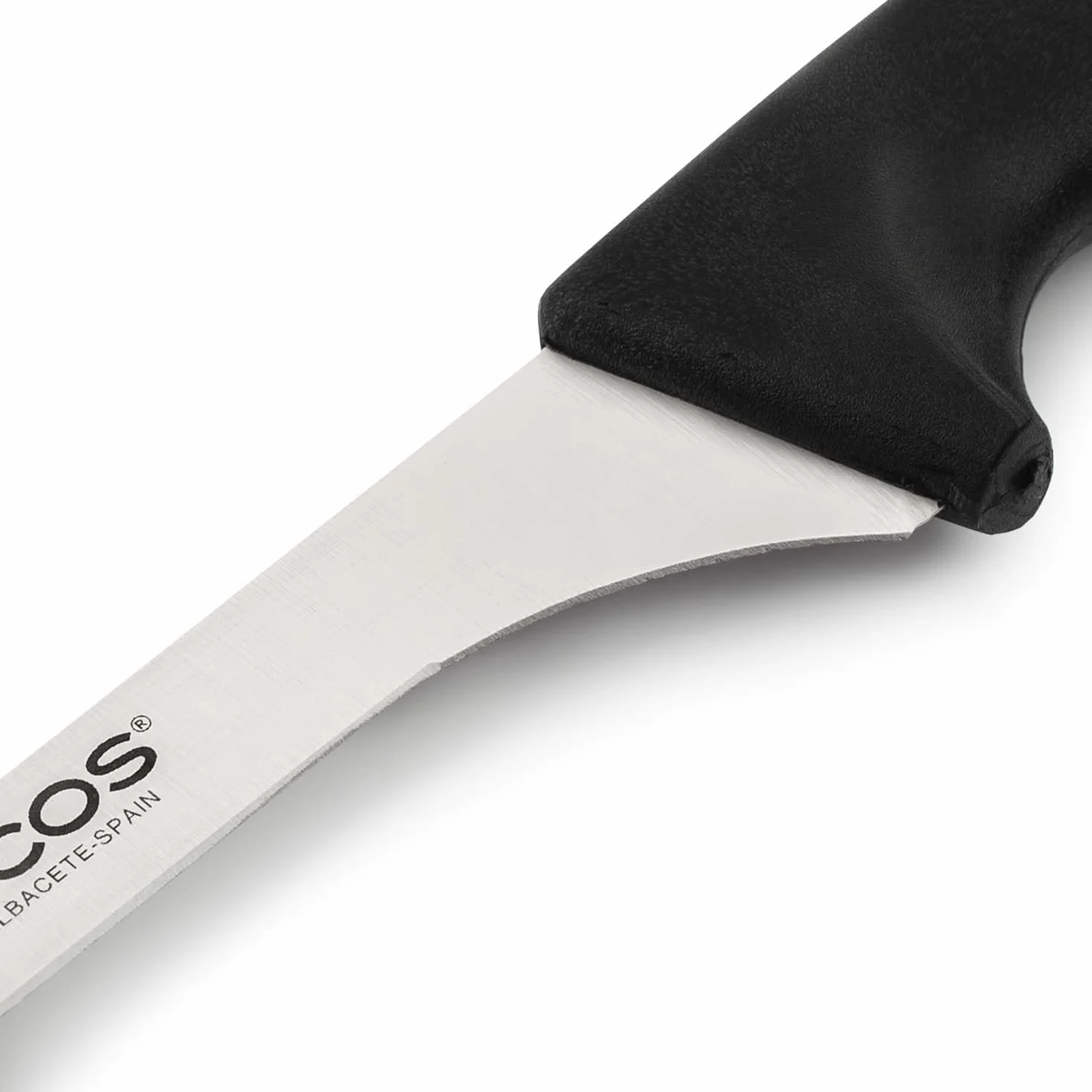 Arcos Serie Niza, Cuchillo Jamonero Flexible, Hoja de 240 mm, Mango Color Negro