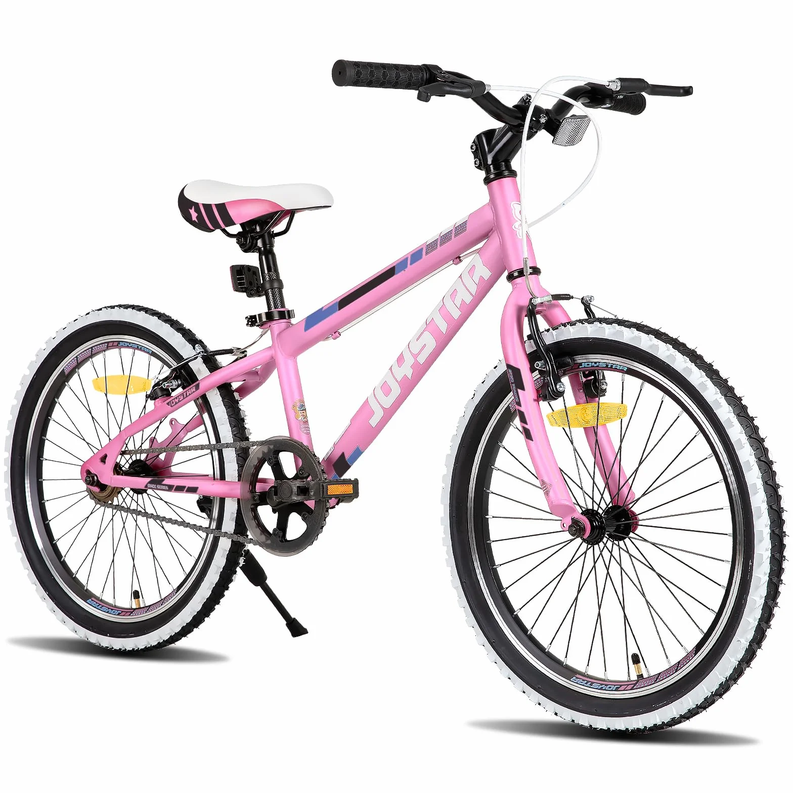 JOYSTAR Lubbock 20 Bicicleta Infantil 24 Pulgadas niños 7-12 años Bicicleta Montaña Rígida 7 Velocidades