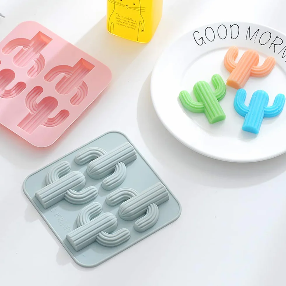 Molde De Silicona para Donas, Antiadherente, Resistente Al Calor, Flexible, Hecho a Mano Haciendo Equipo, 4 Unidades