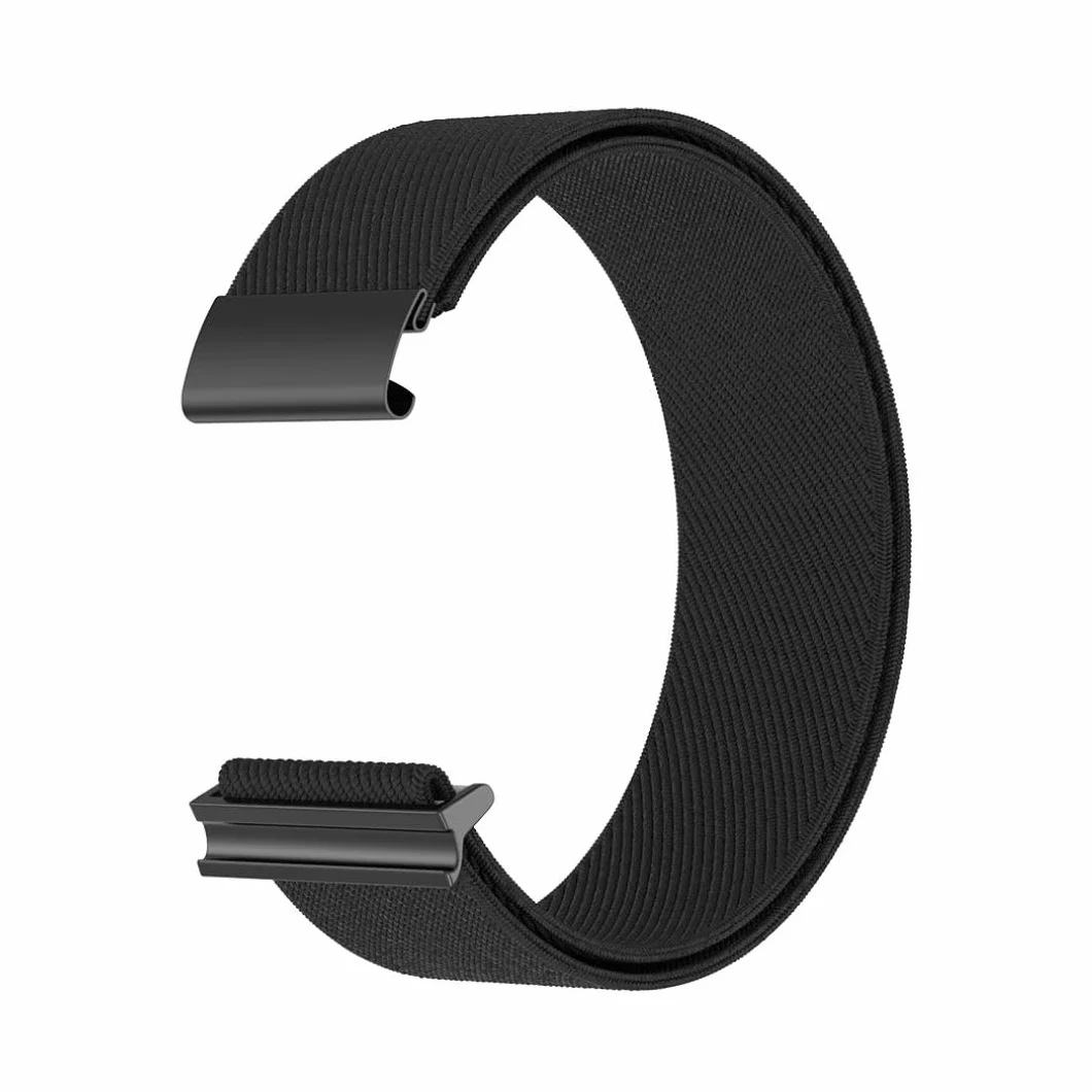 Lunar Straps Cinta para bíceps compatible con WHOOP 5.0, banda deportiva transpirable, negro