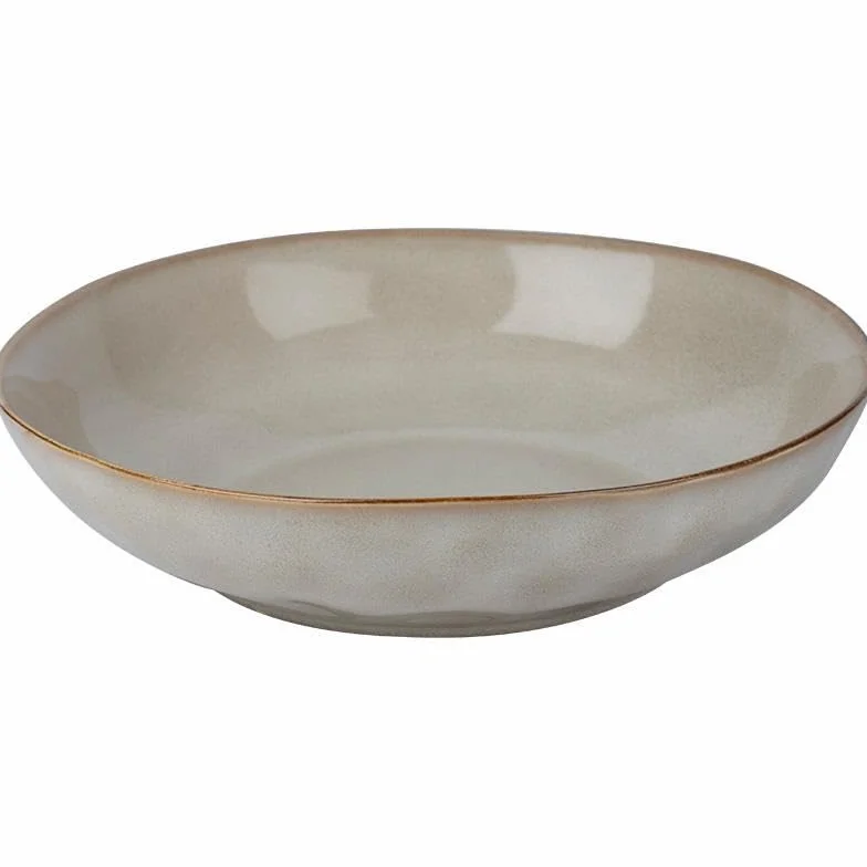 Platos Para La Cena Cuenco de sopa de cerámica Retro de gran capacidad, cuenco de pescado, frutero, plato de fruta, sopa Juego De Vajilla(3PCS)