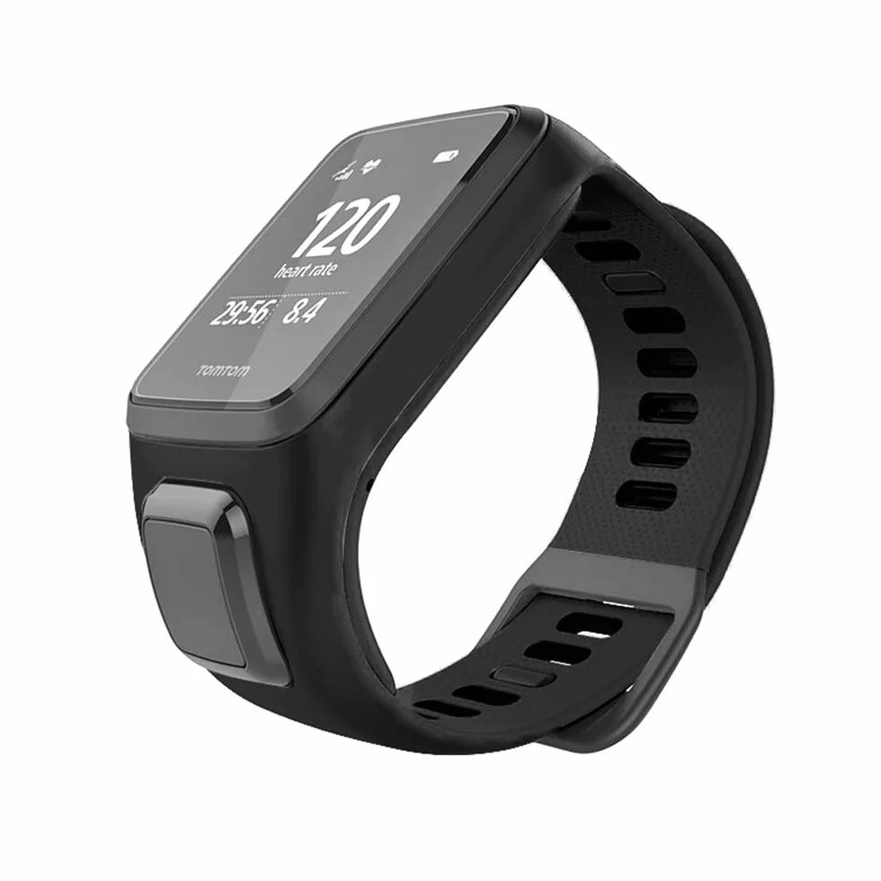 Correa de silicona de repuesto compatible con TomTom Runner 2/3/Spark 3/Golfer 2