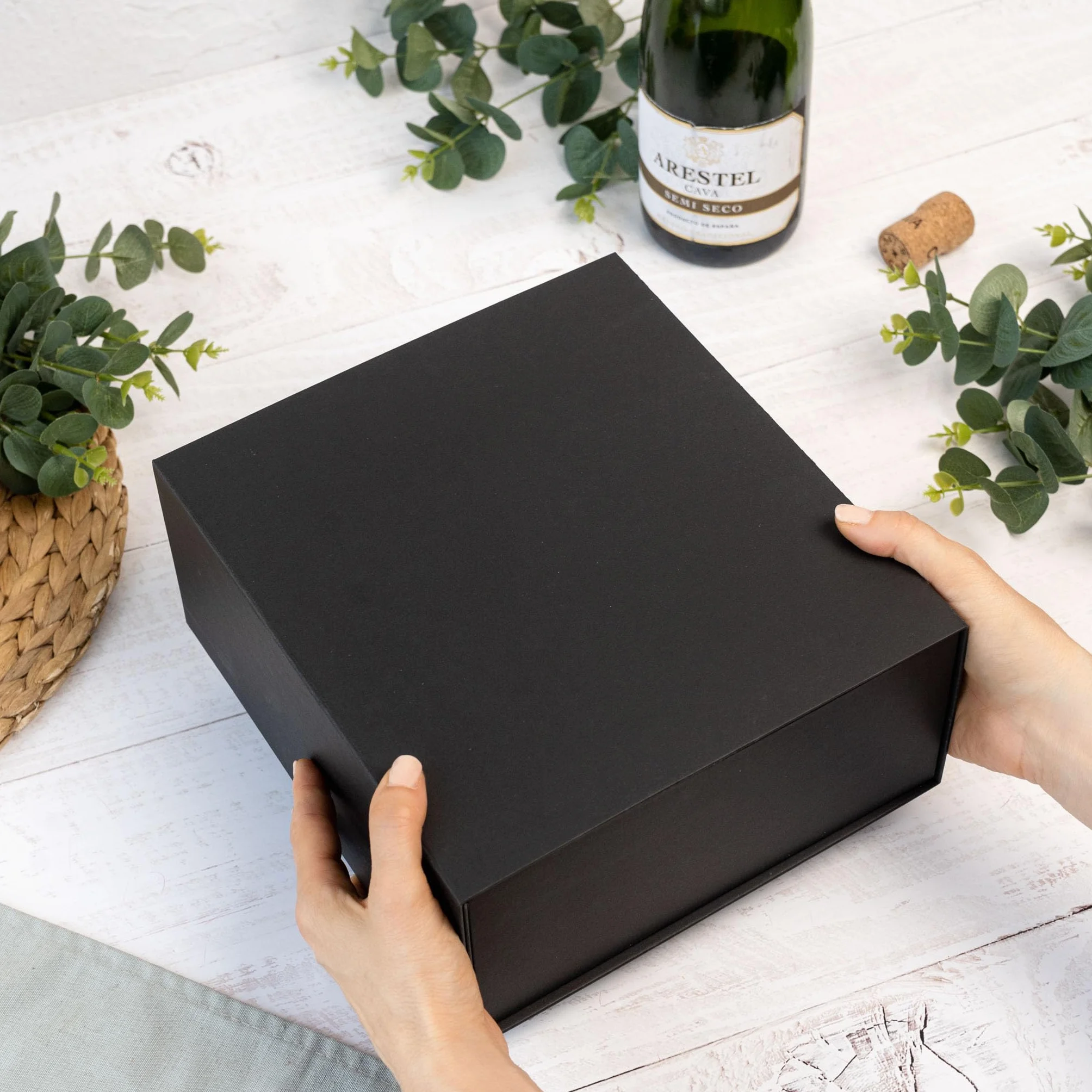 Pack de 2 Copas de Cava Personalizada con Estuche de Regalo Grabadas a Láser 20cl Boda