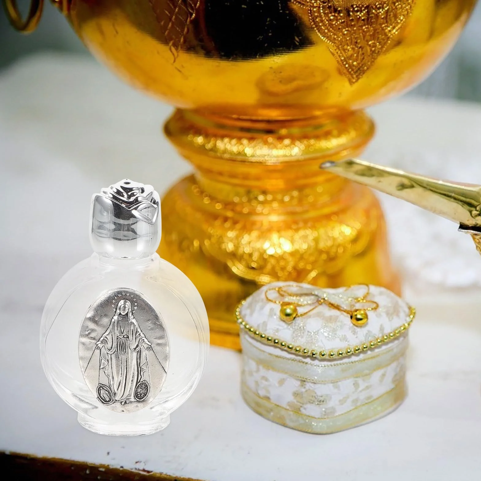 GALPADA 2 Botellas de Agua de Vidrio Pequeñas Diseño, Herméticas Prueba de Fugas, Ideales para Decorar en Casa Viajar
