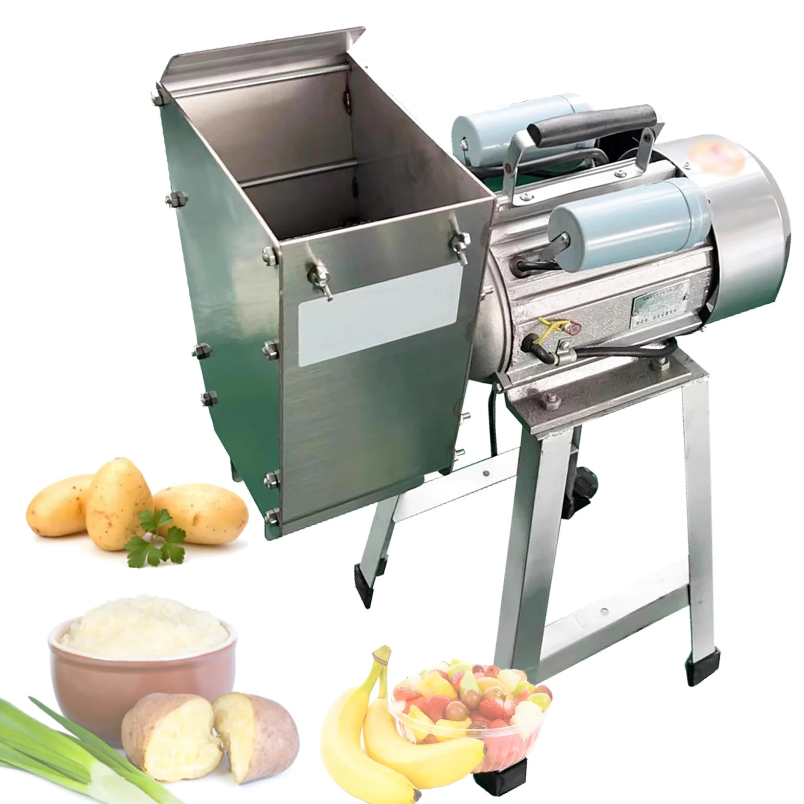Prensador y triturador de Patatas, Prensa de Alimentos de Alta Resistencia, triturador de Acero Inoxidable para Hacer puré de Patatas, Frutas y Verduras