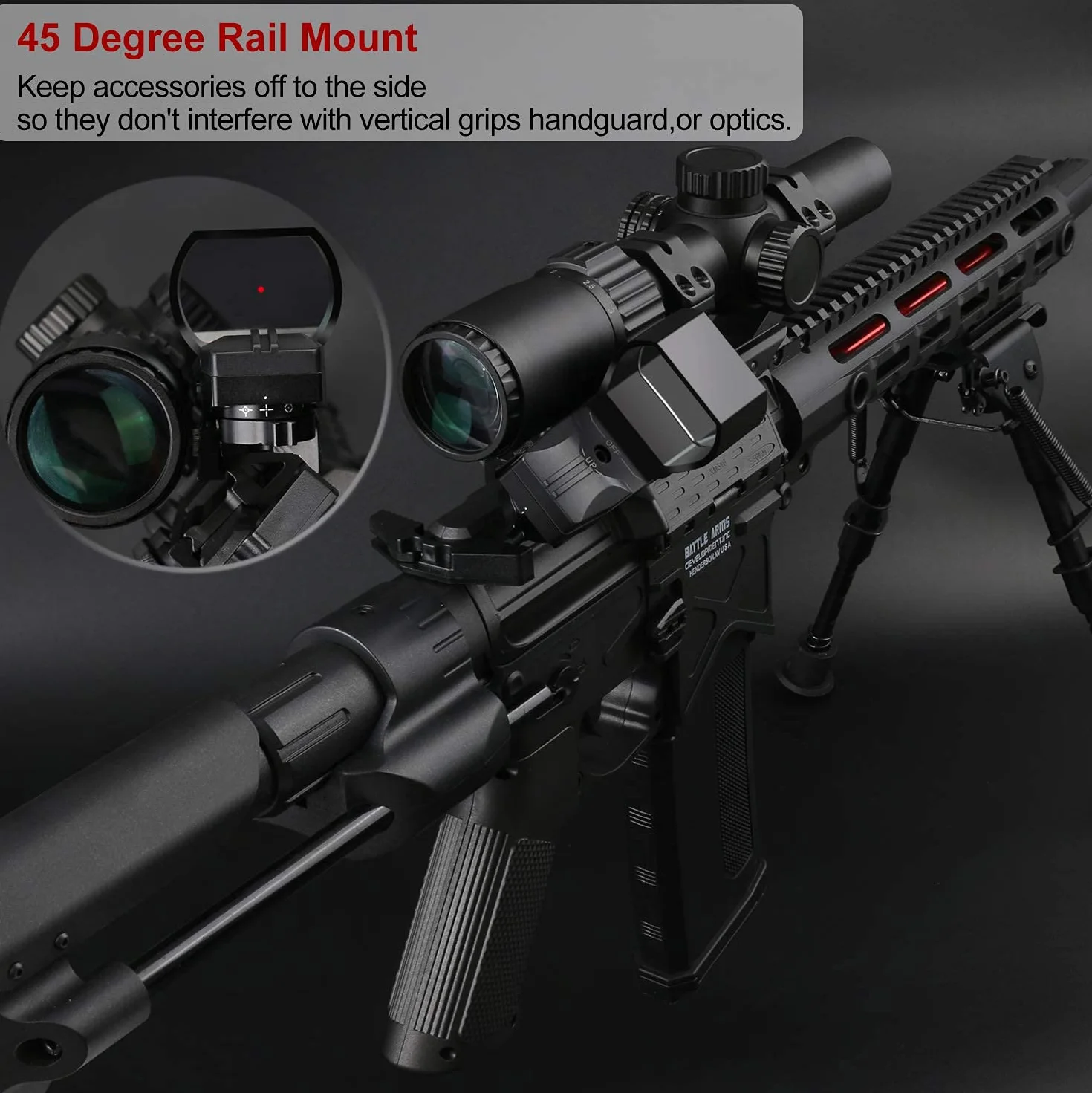 Feyachi RD-20 Mira de Punto Rojo para Airsoft Deportivo