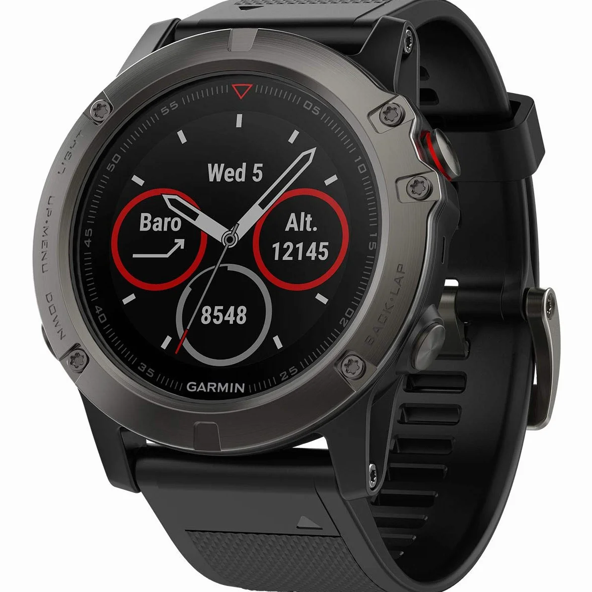 Garmin Fenix 5X GPS reloj con pulsómetro hombre negro gris