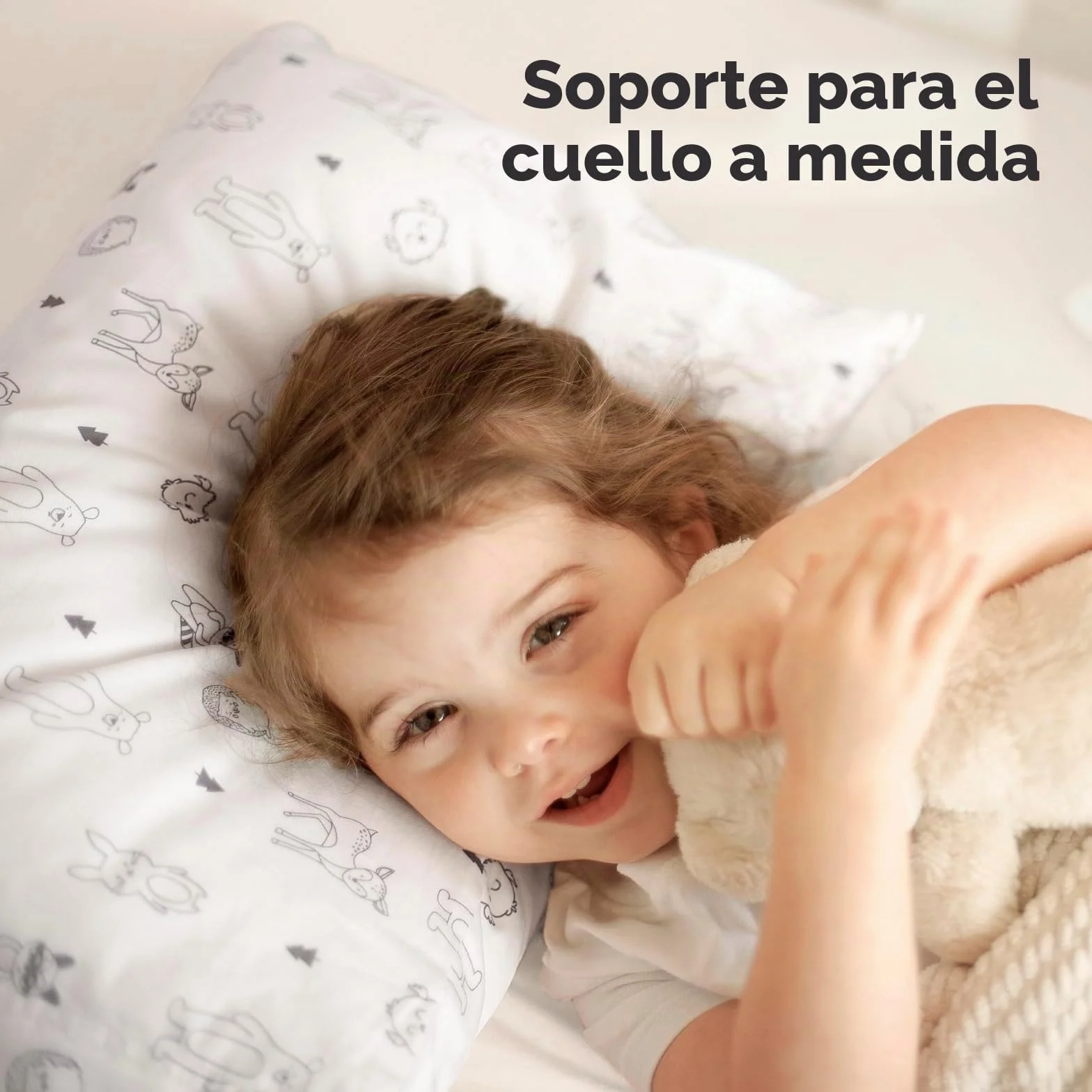 KeaBabies Almohada para Niños Pequeños con Funda de Almohada Jumbo - Algodón Orgánico Suave Lavable a Máquina