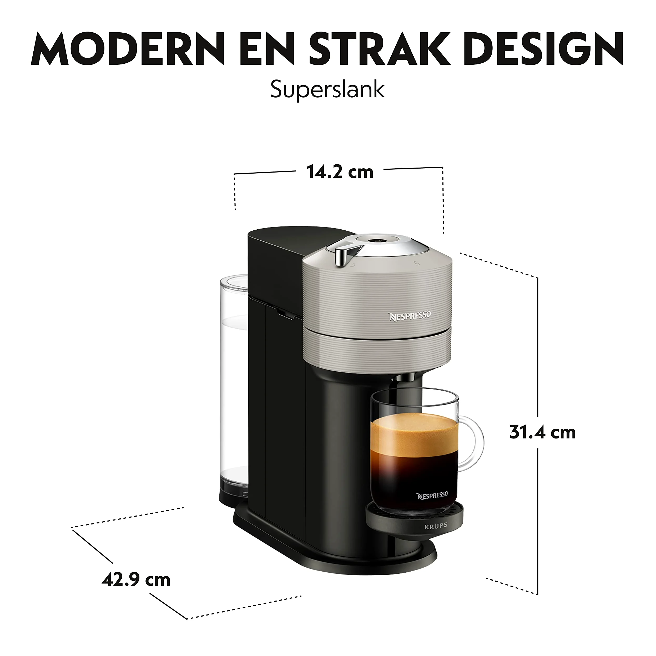 Krups XN 911 B Nespresso Vertuo Next incl. Aeroccino 3 marca
