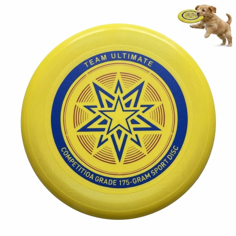 Eurodisc 175g Ultimate Frisbee Discos Voladores Oficial Amarillo