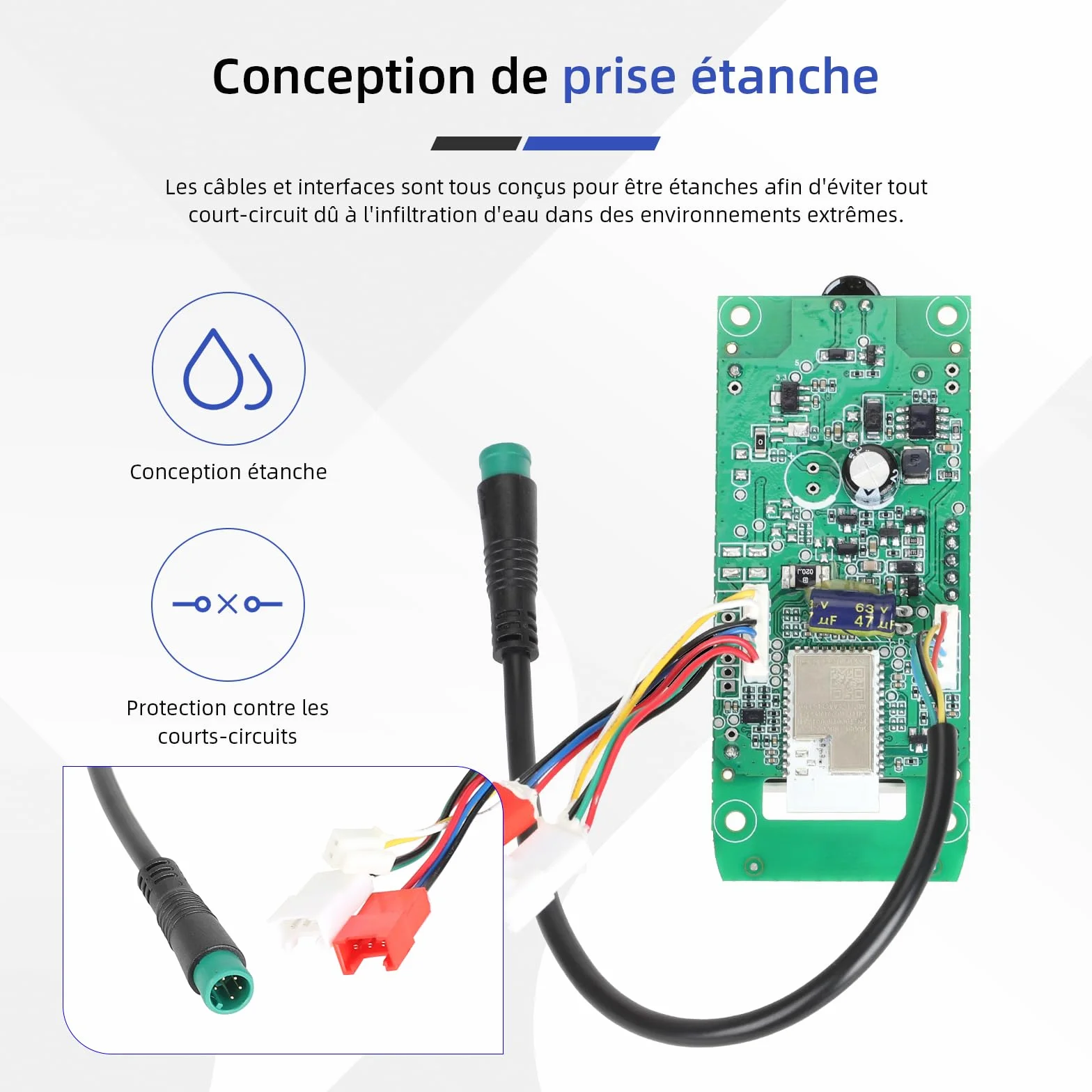 Ulip Placa de salpicadero con pantalla LED para Xiaomi 4 Lite 2nd Gen scooter eléctrico