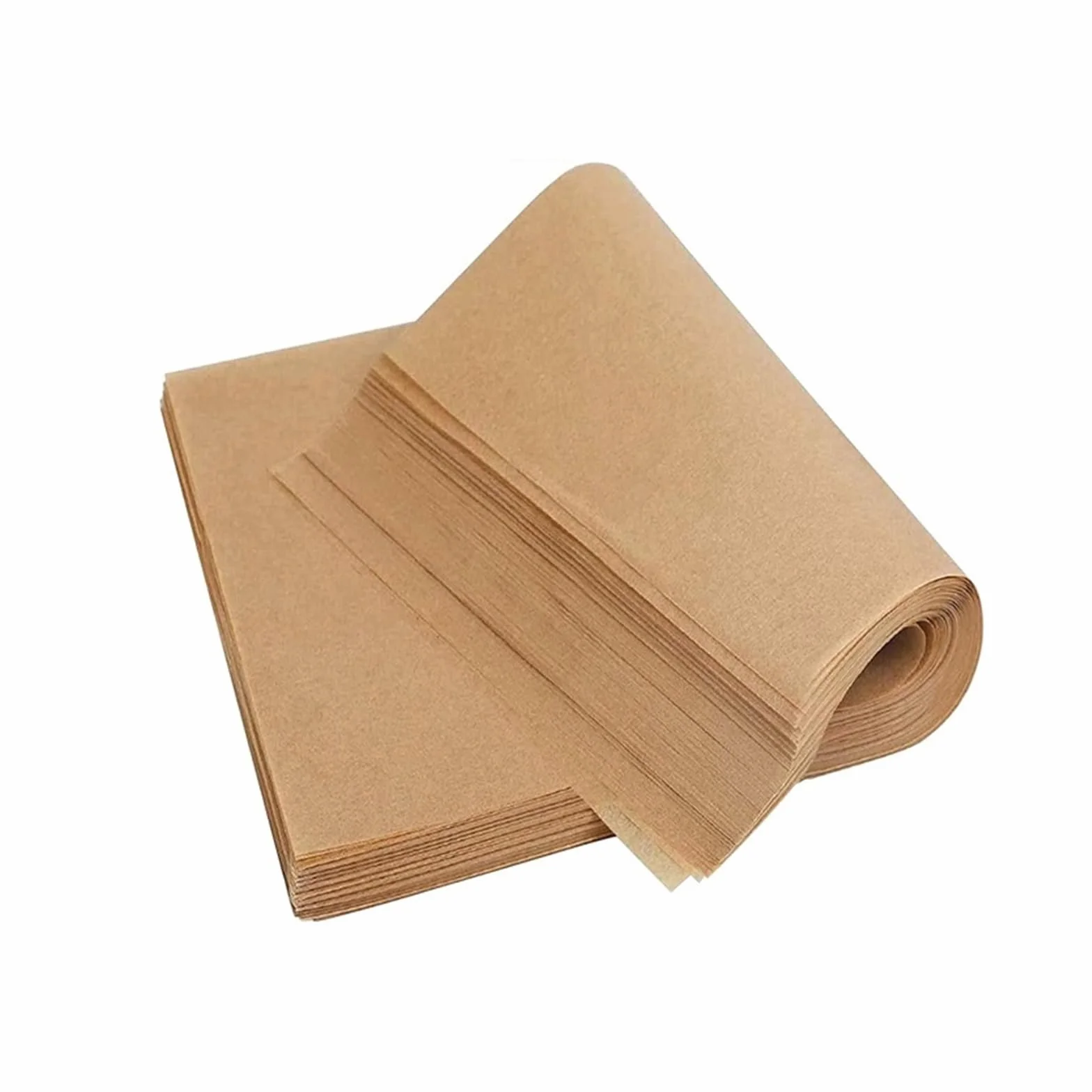 50/100 hojas de papel for hornear for horno, freidora y cocción diaria(30 * 40cm 100pcs)
